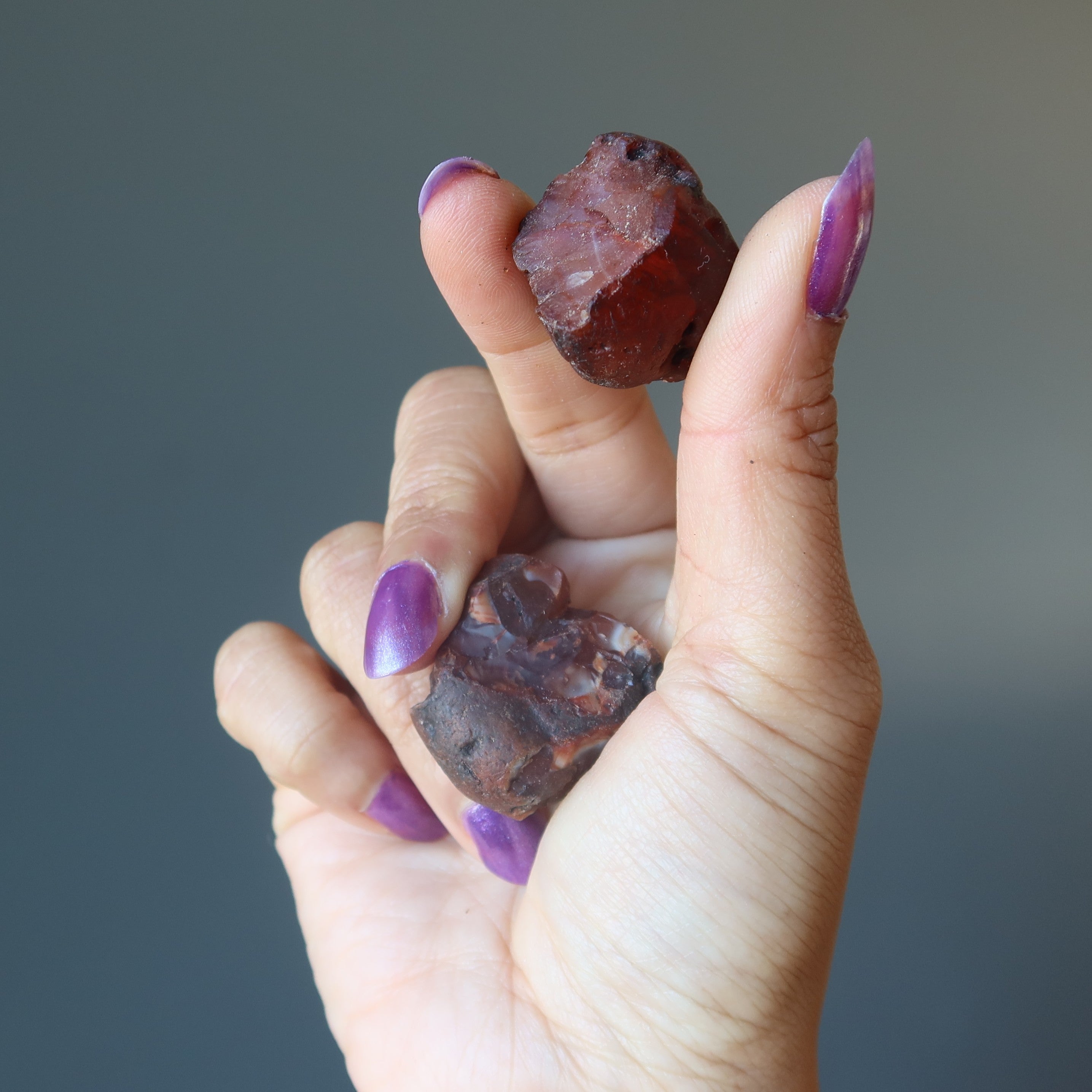 Carnelian Raw Crystal Pair Love Passion Attraction