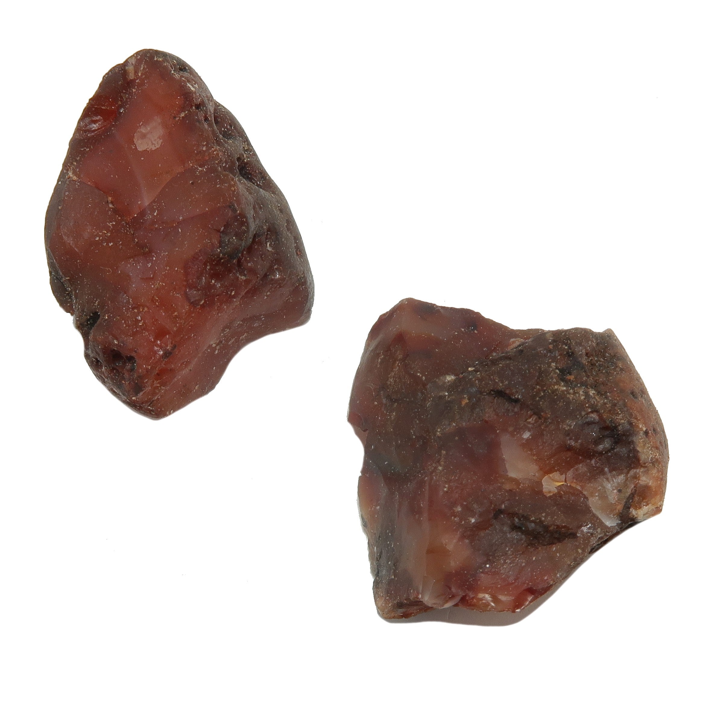 Carnelian Raw Crystal Pair Love Passion Attraction