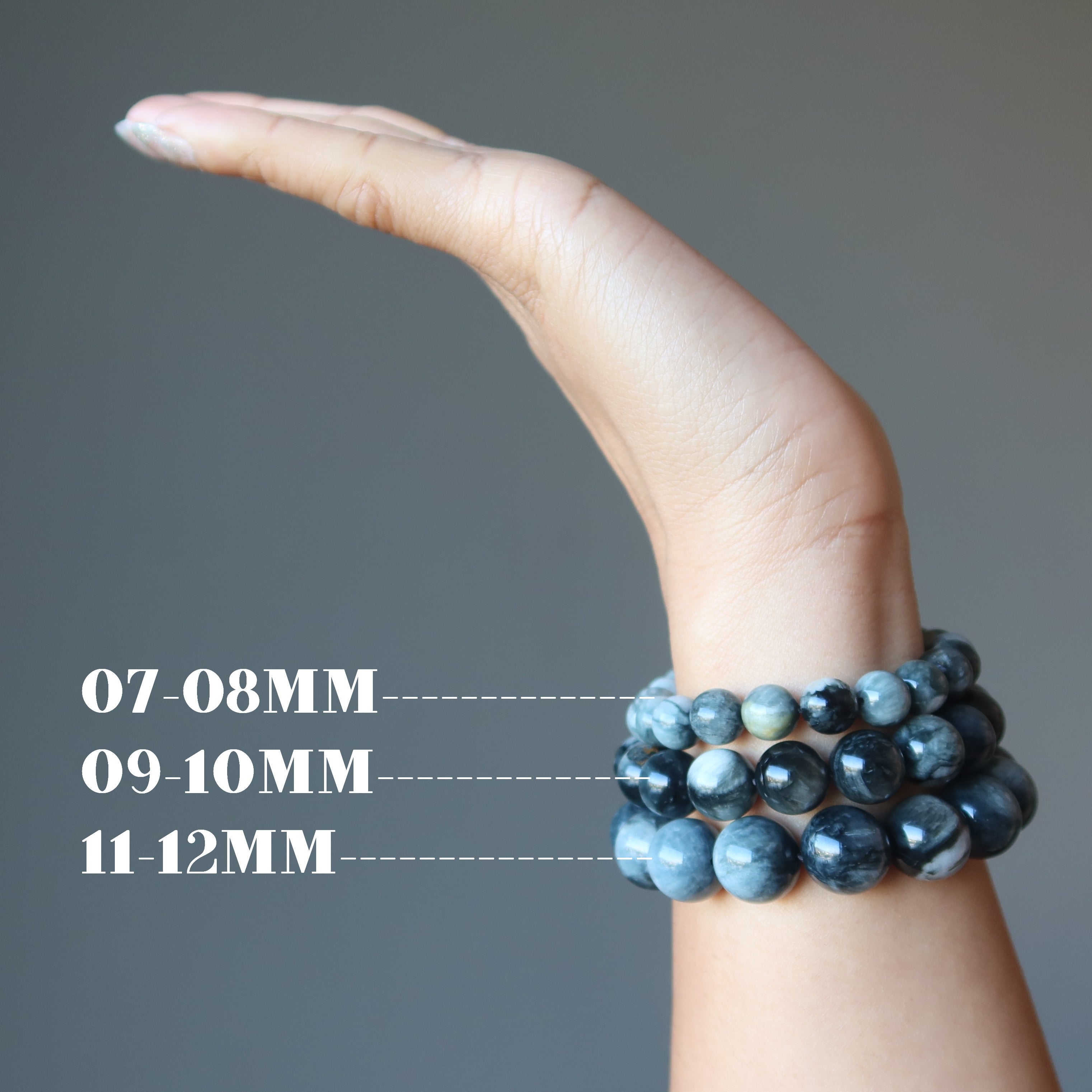 Cat's Eye Quartz Bracelet Natural Gemstone Beads Intuition Crystal