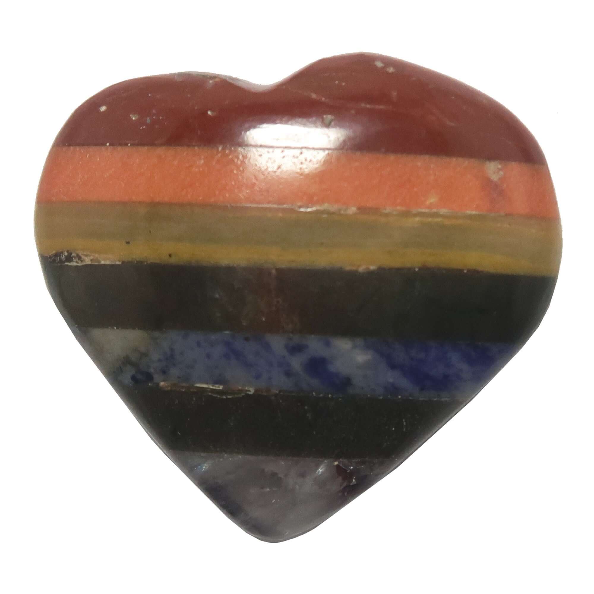 Chakra Heart 7 Layer Crystal Wounded Warrior