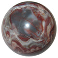 Sphère de Calcédoine Esprit Sauvage Boule de Cristal Bleue et Rouge