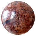 Chalcedony Sphere Red Jasper Magic Crystal Ball