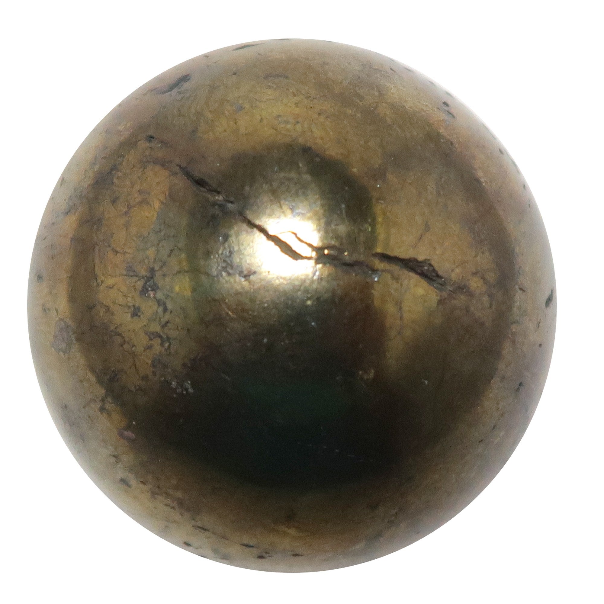 Sphère de chalcopyrite Pyrite Or Boule de cristal Genie