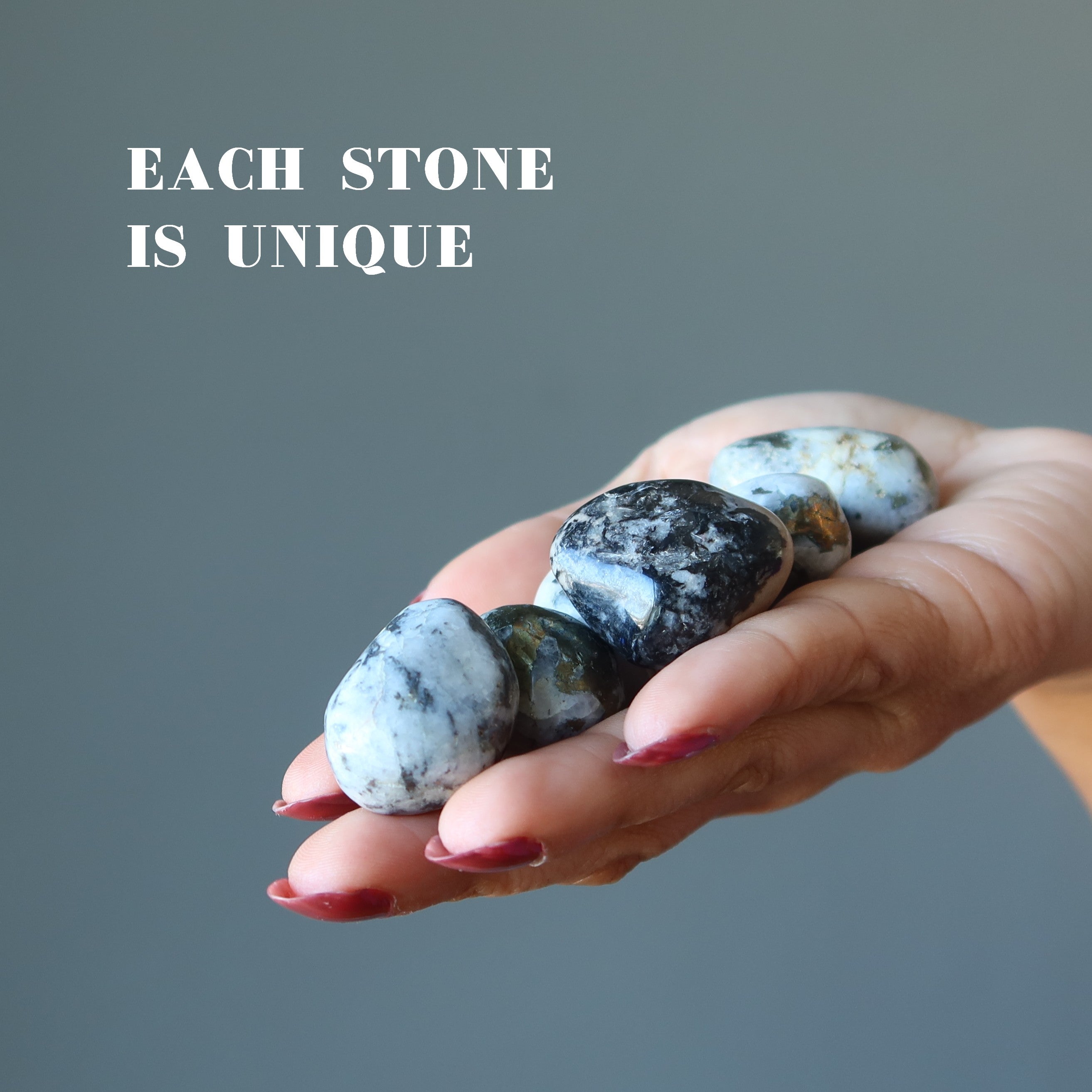 Chalcopyrite Tumbled Stone Pyrite Snow Quartz