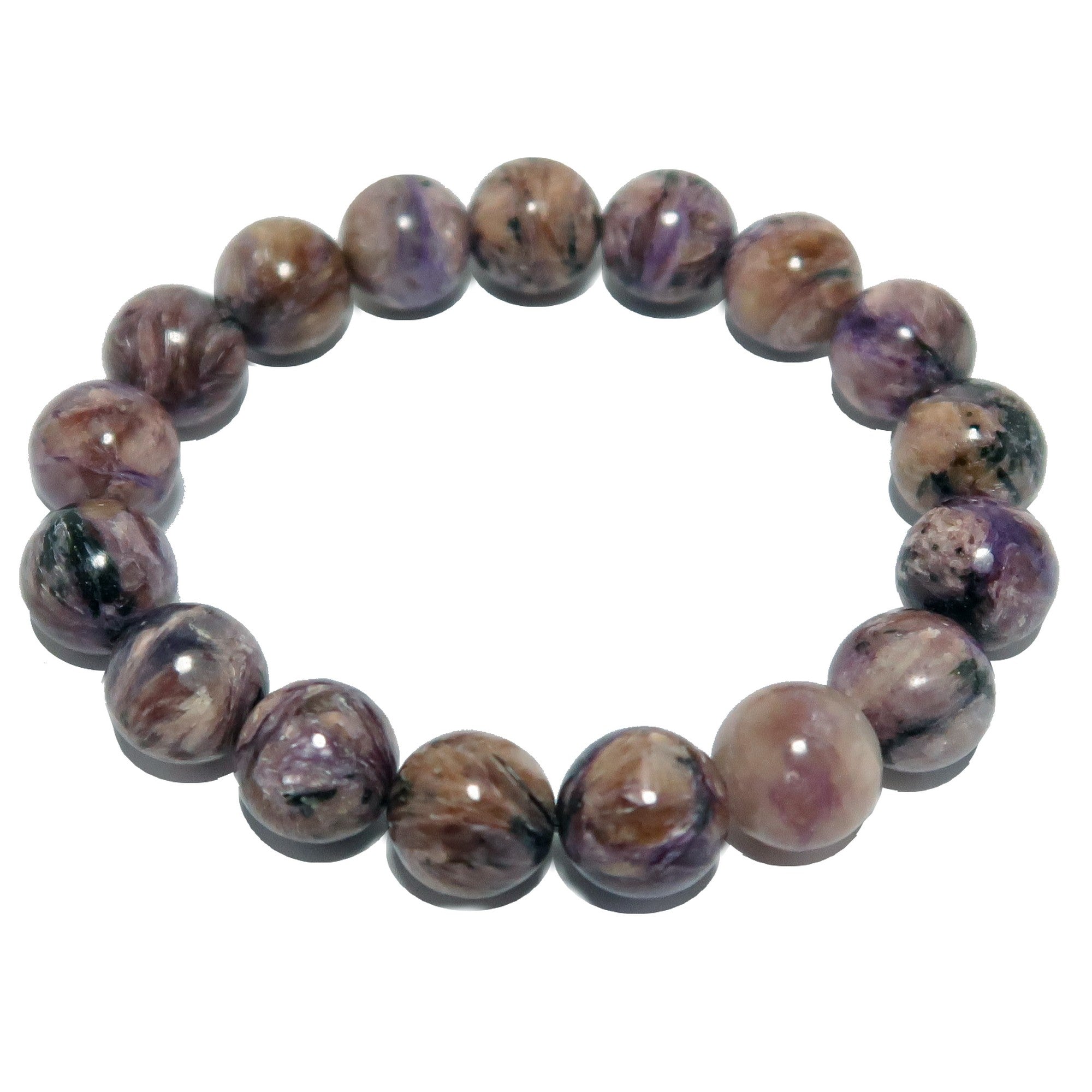 Charoit Armband Seltene Natürliche Lila Edelsteinperlen Spirit