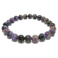 Charoite Bracelet Rare Natural Purple Gemstone Beads Spirit