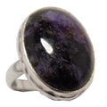 Charoite Ring Paradise Sterling Silver Size 7.75