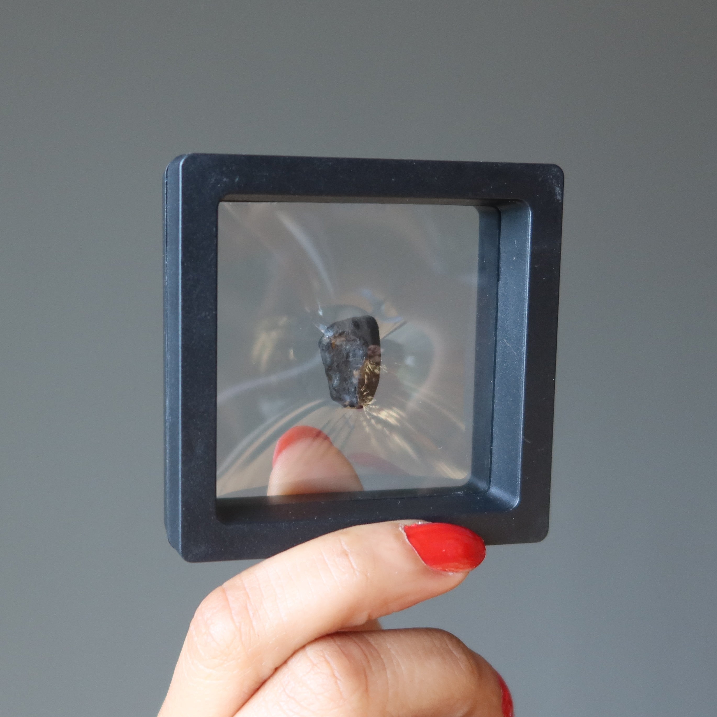 Chondrite à étalons noirs de la météorite de Chelyabinsk