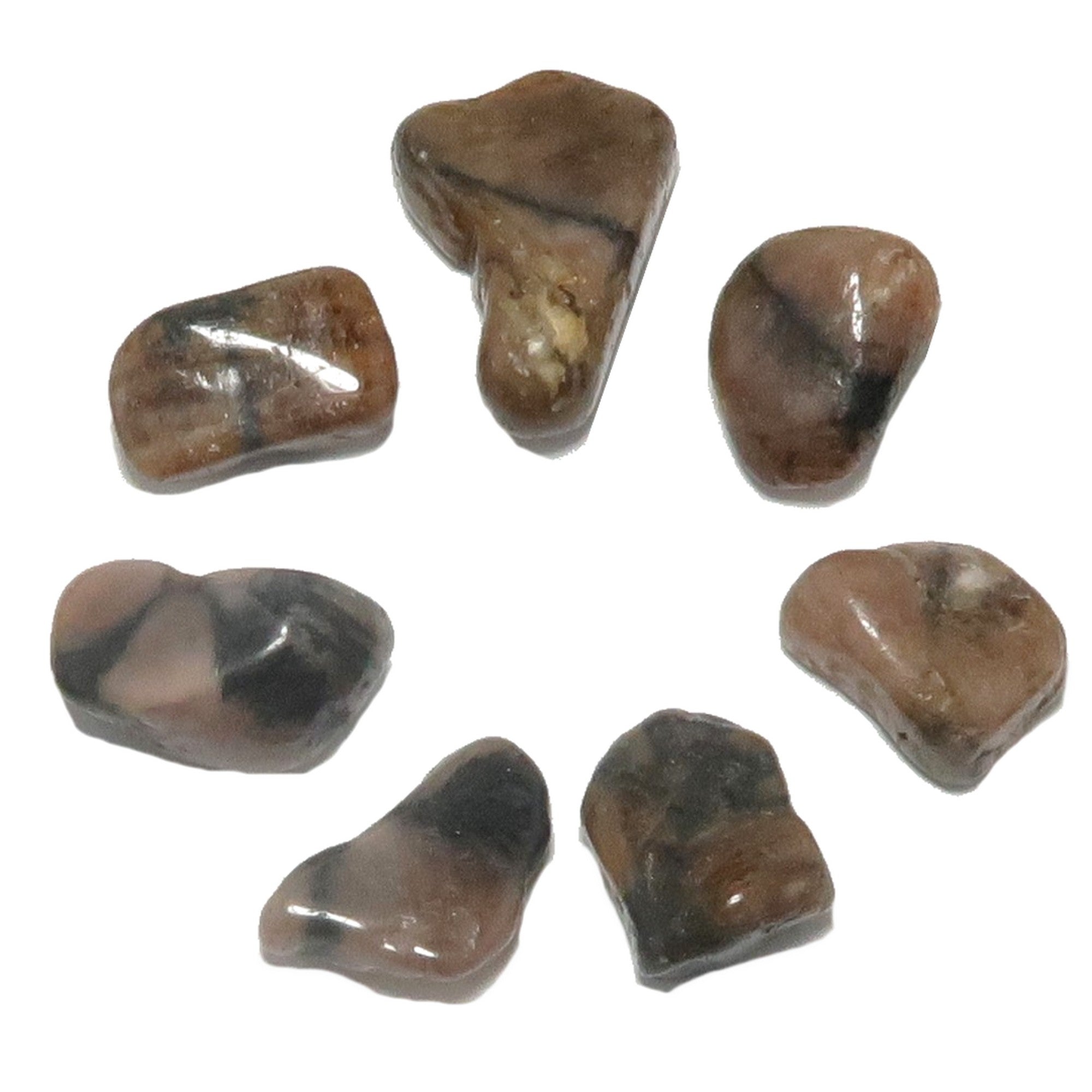 Chiastolite Tumbled Stone Holy Cross Crystal