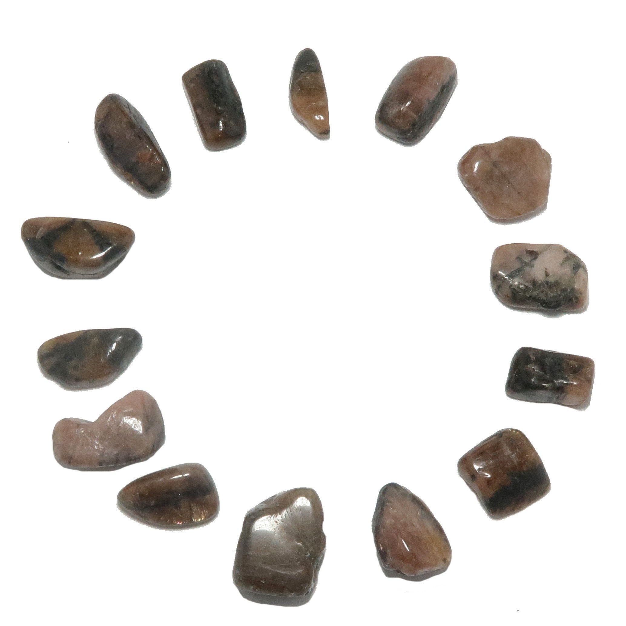 Chiastolite Tumbled Stone Holy Cross Crystal