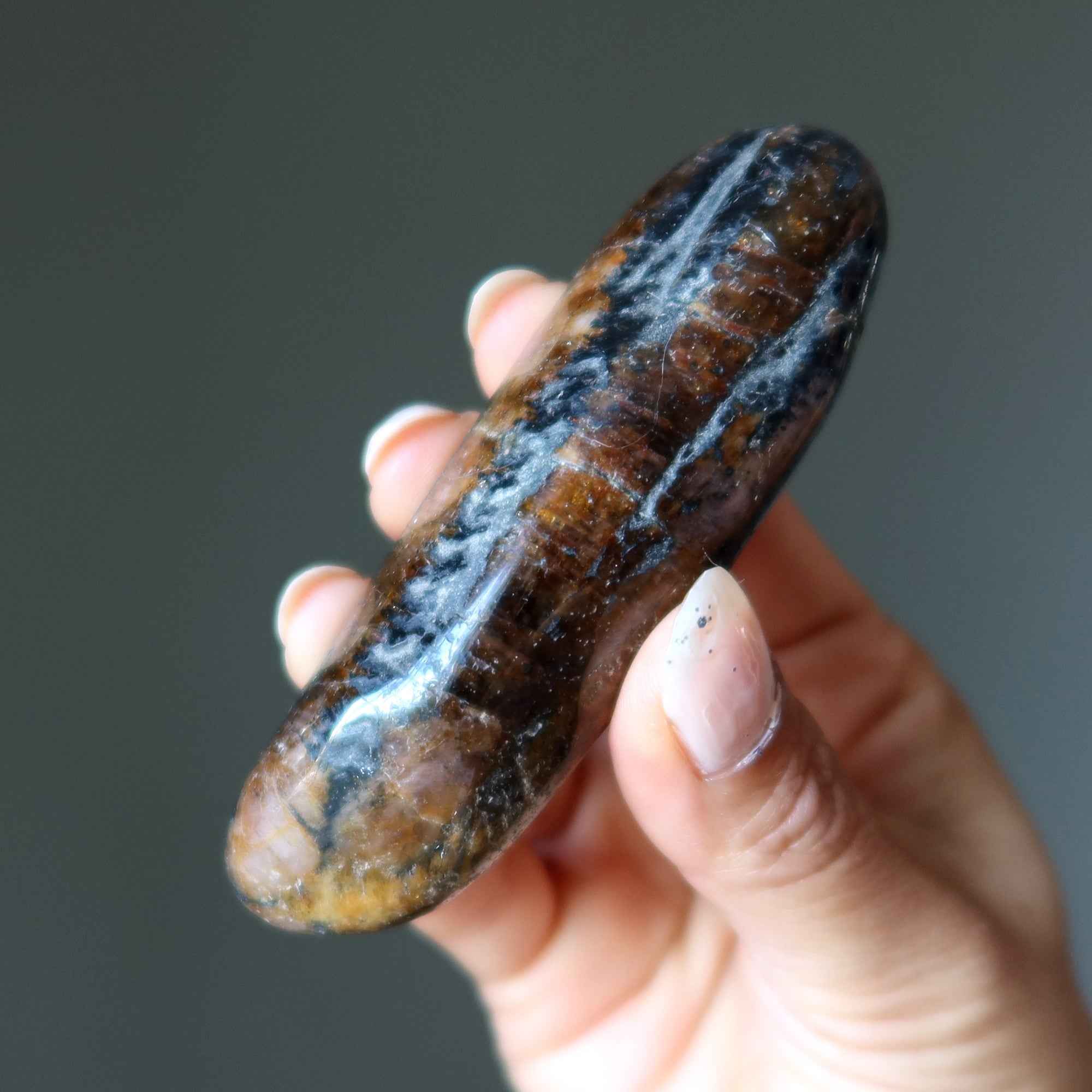 Chiastolite Massage Wand Holy Healing Stone Rare Find