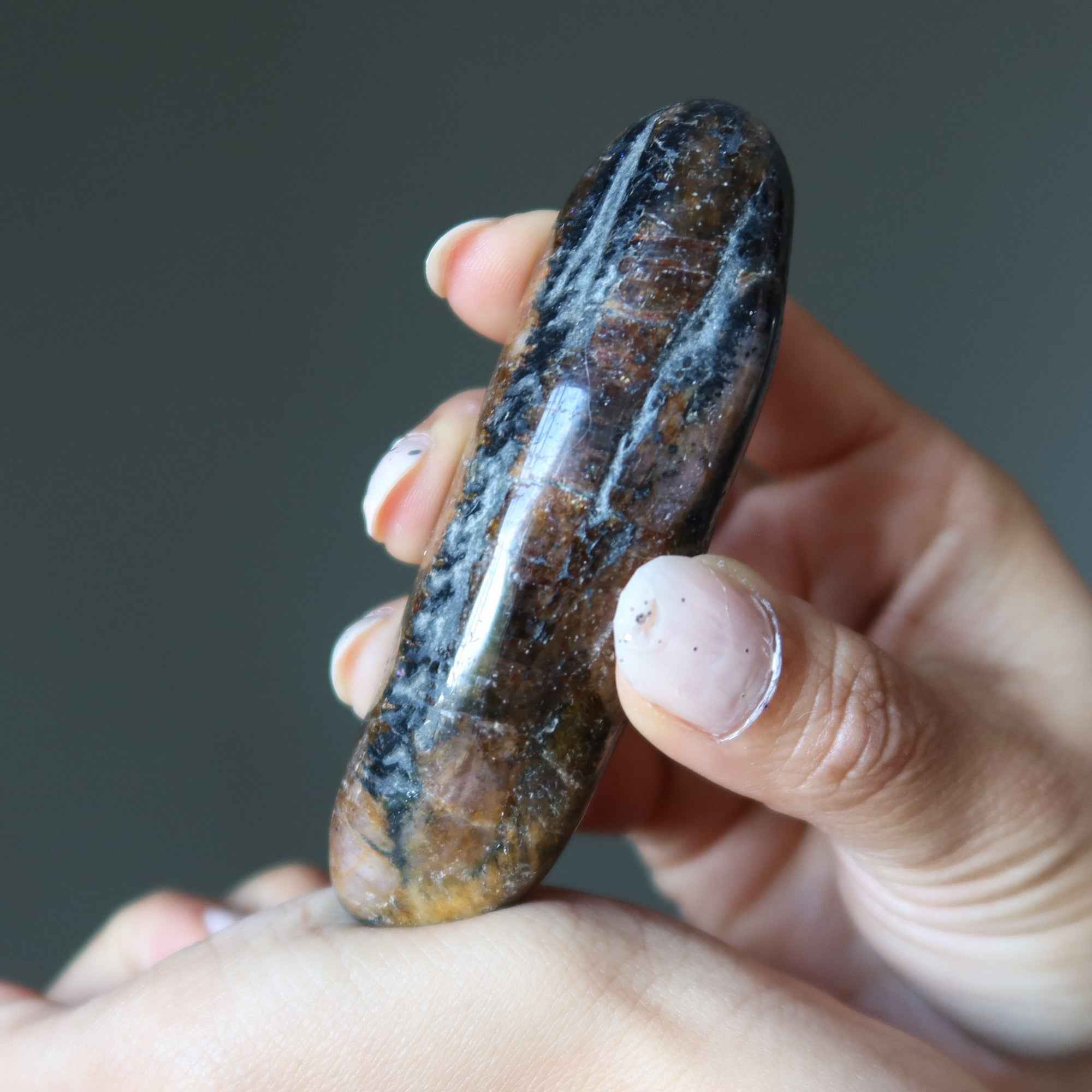 Chiastolite Massage Wand Holy Healing Stone Rare Find