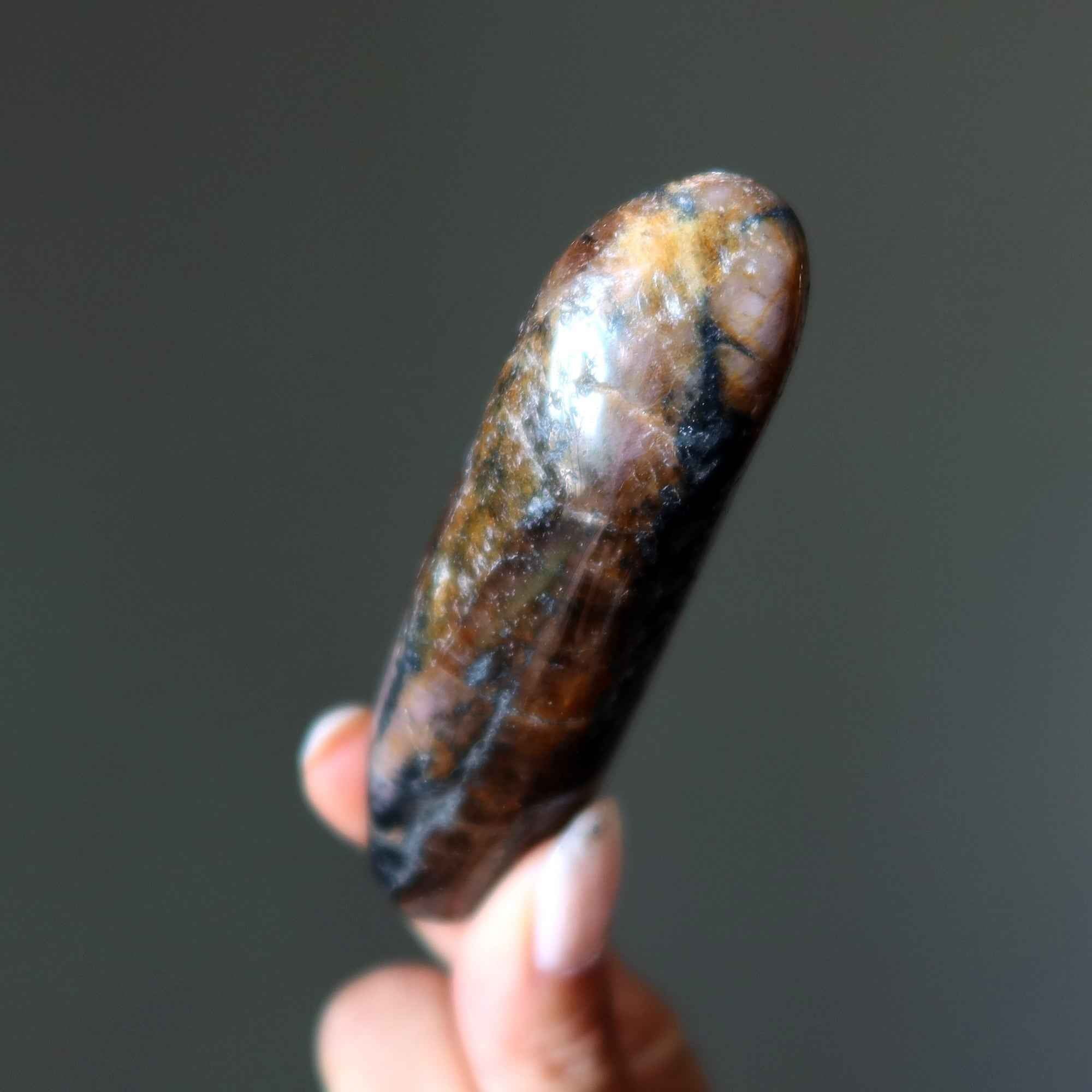 Chiastolite Massage Wand Holy Healing Stone Rare Find