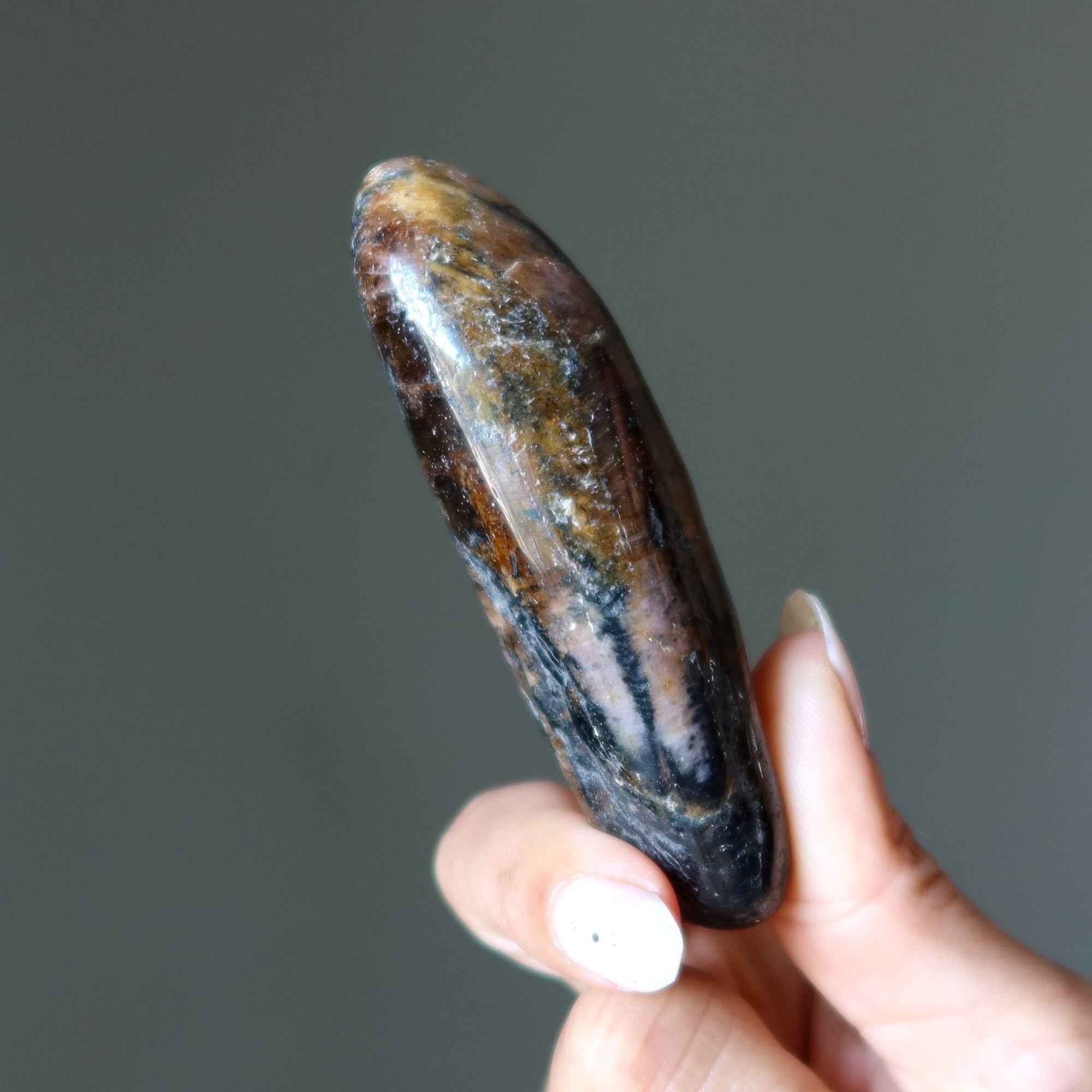 Chiastolite Massage Wand Holy Healing Stone Rare Find