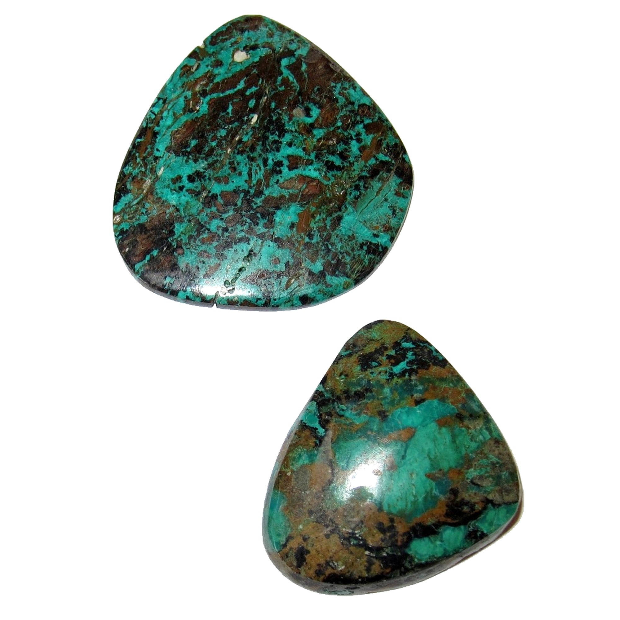 Mandala Nature en Cristal de Chrysocolle en Grille (Paire)
