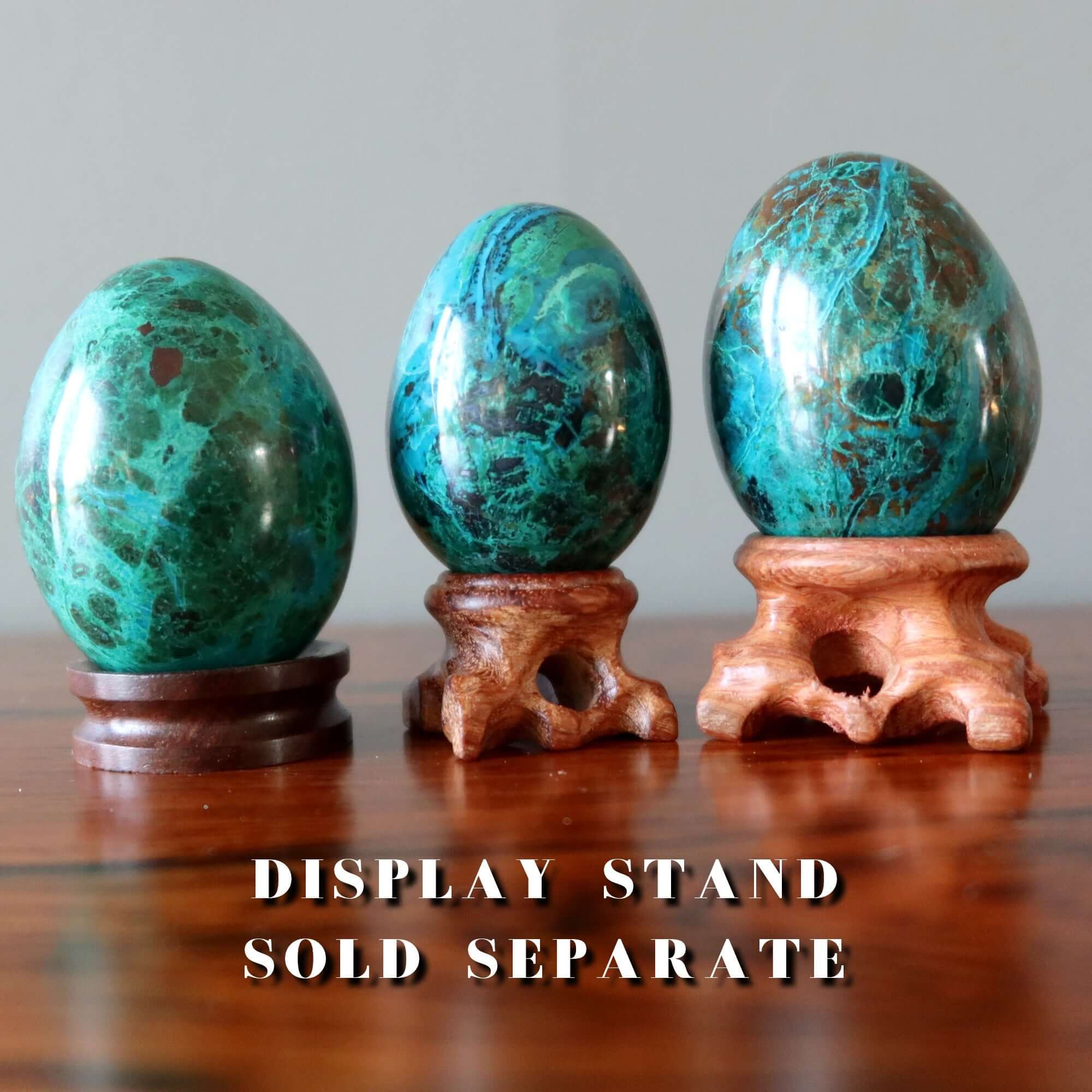 Chrysocolla Egg Blue Green Exquisite Earth's Luxury Gemstone