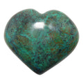 Cœur en Chrysocolle Oublie-moi Pas Bleu Vert Cristal