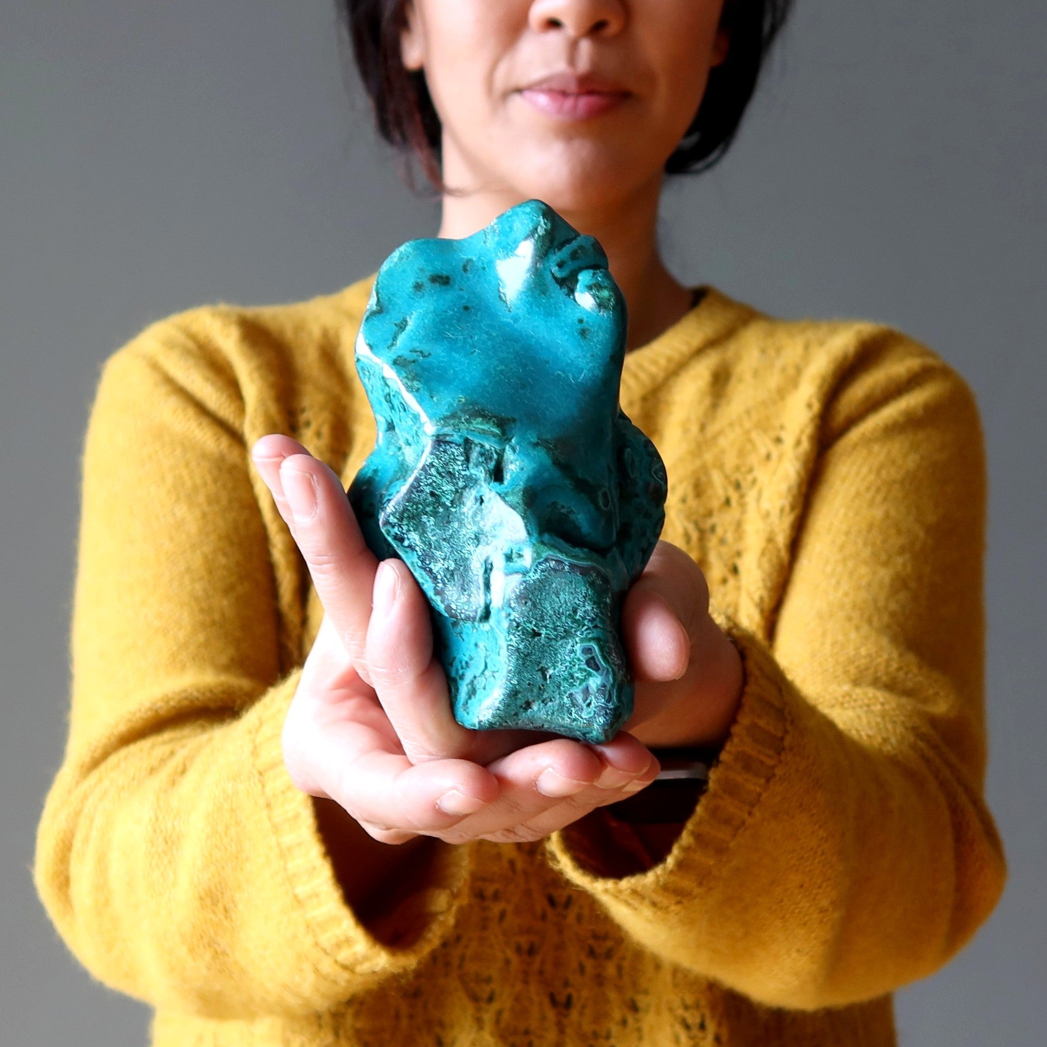 Chrysocolle Cristal brut Art Nature Pierre Bleue