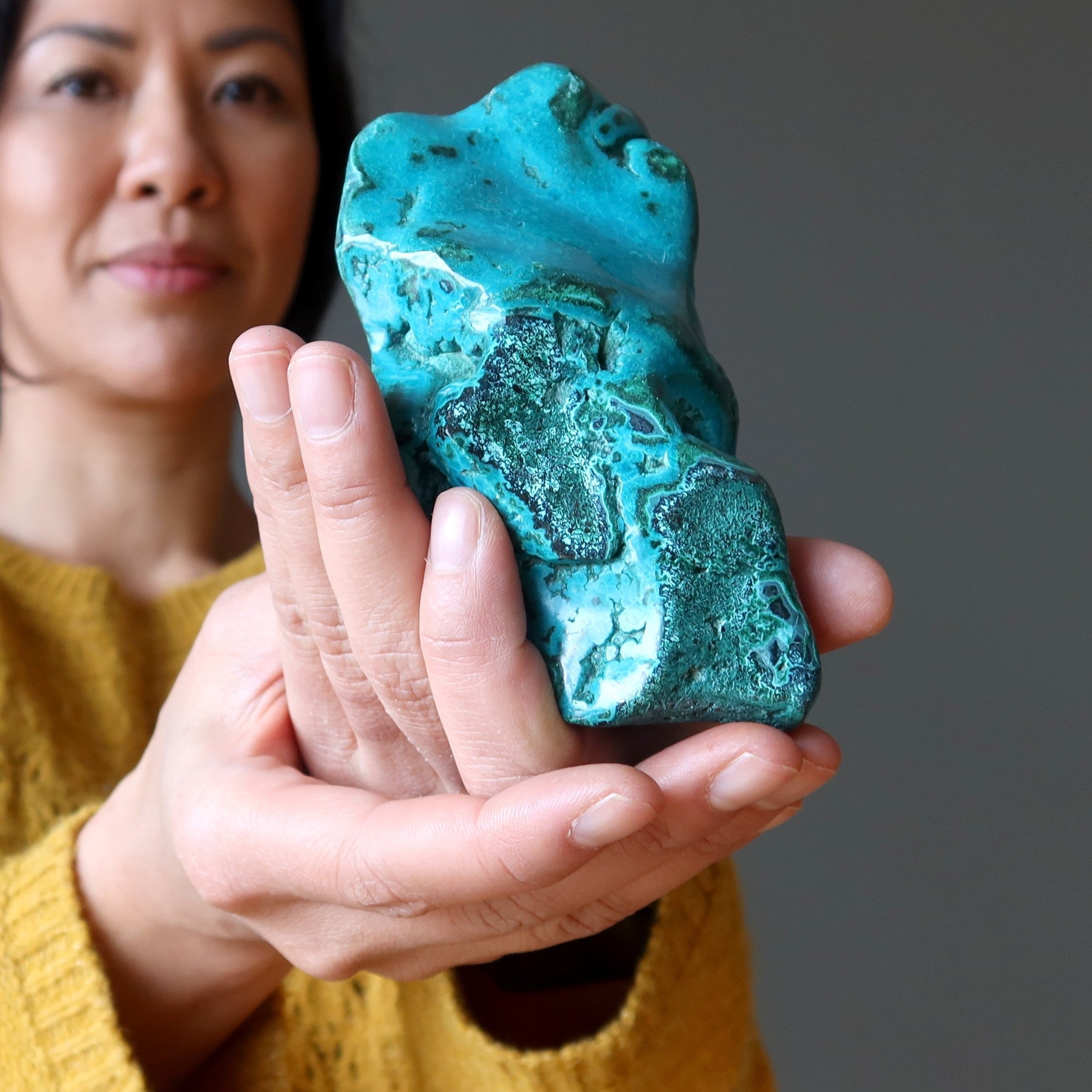 Chrysocolle Cristal brut Art Nature Pierre Bleue