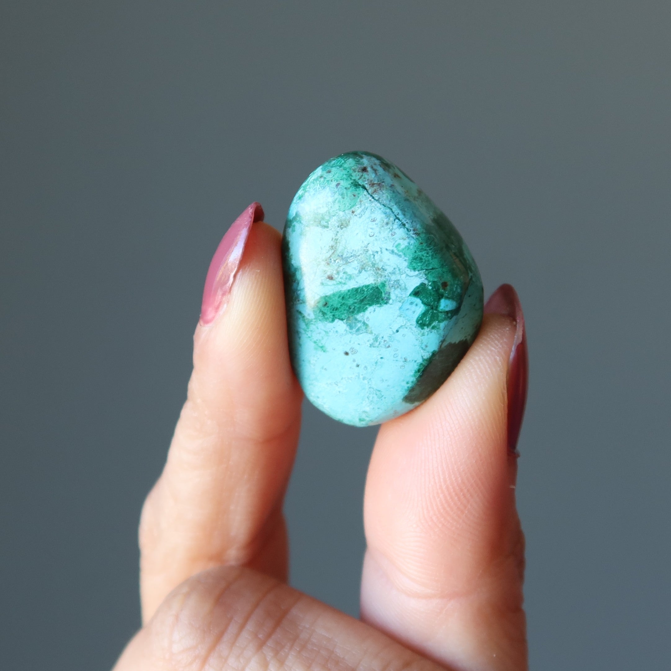 Chrysocolle Roulée Bleu Vert Bonbon