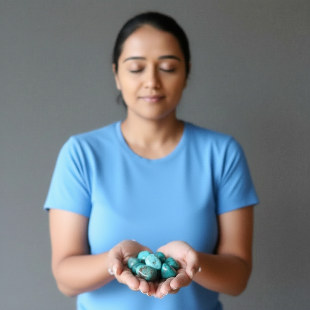 Chrysocolle Roulée Bleu Vert Bonbon