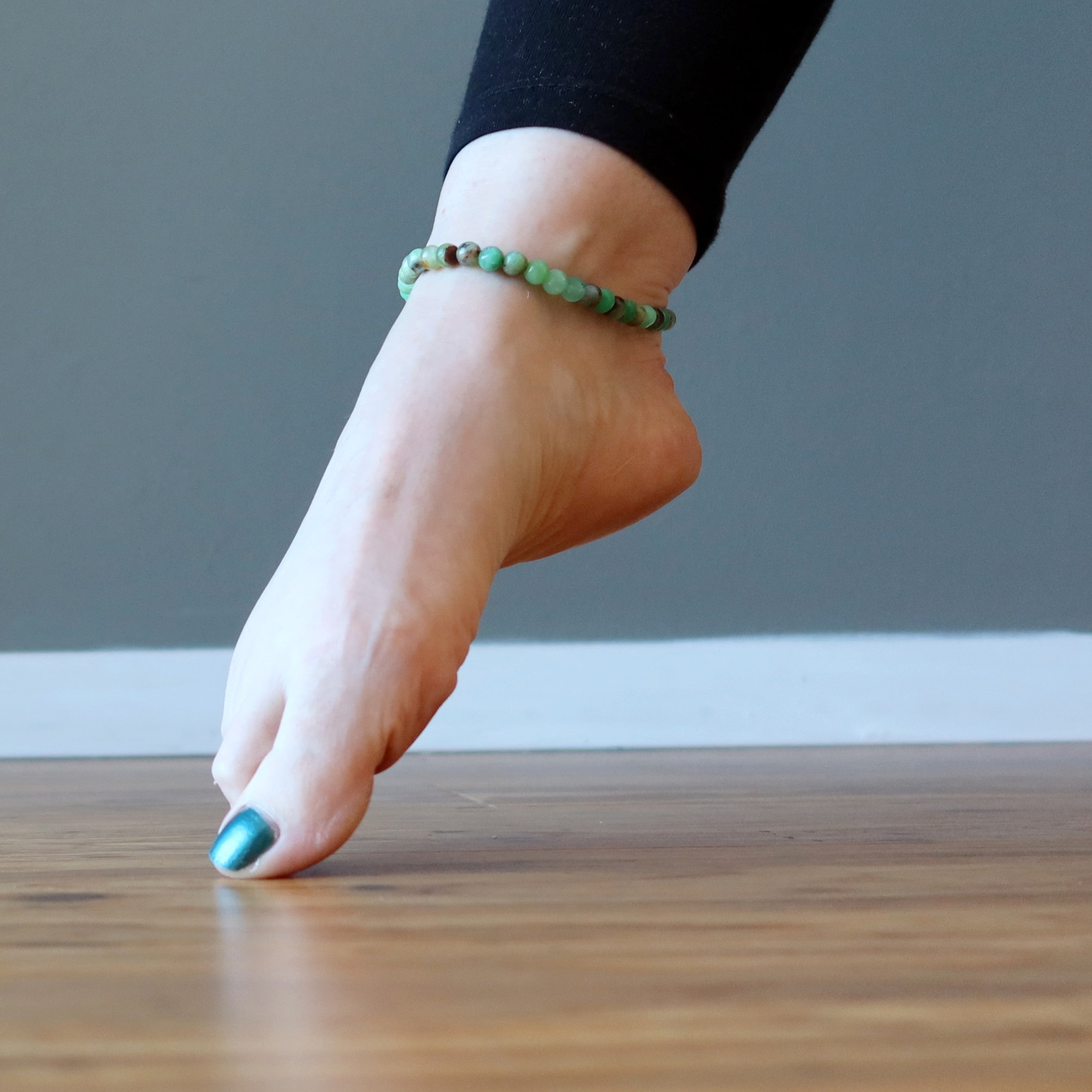 Chrysoprase Cheville Pierres Perles Luminescence