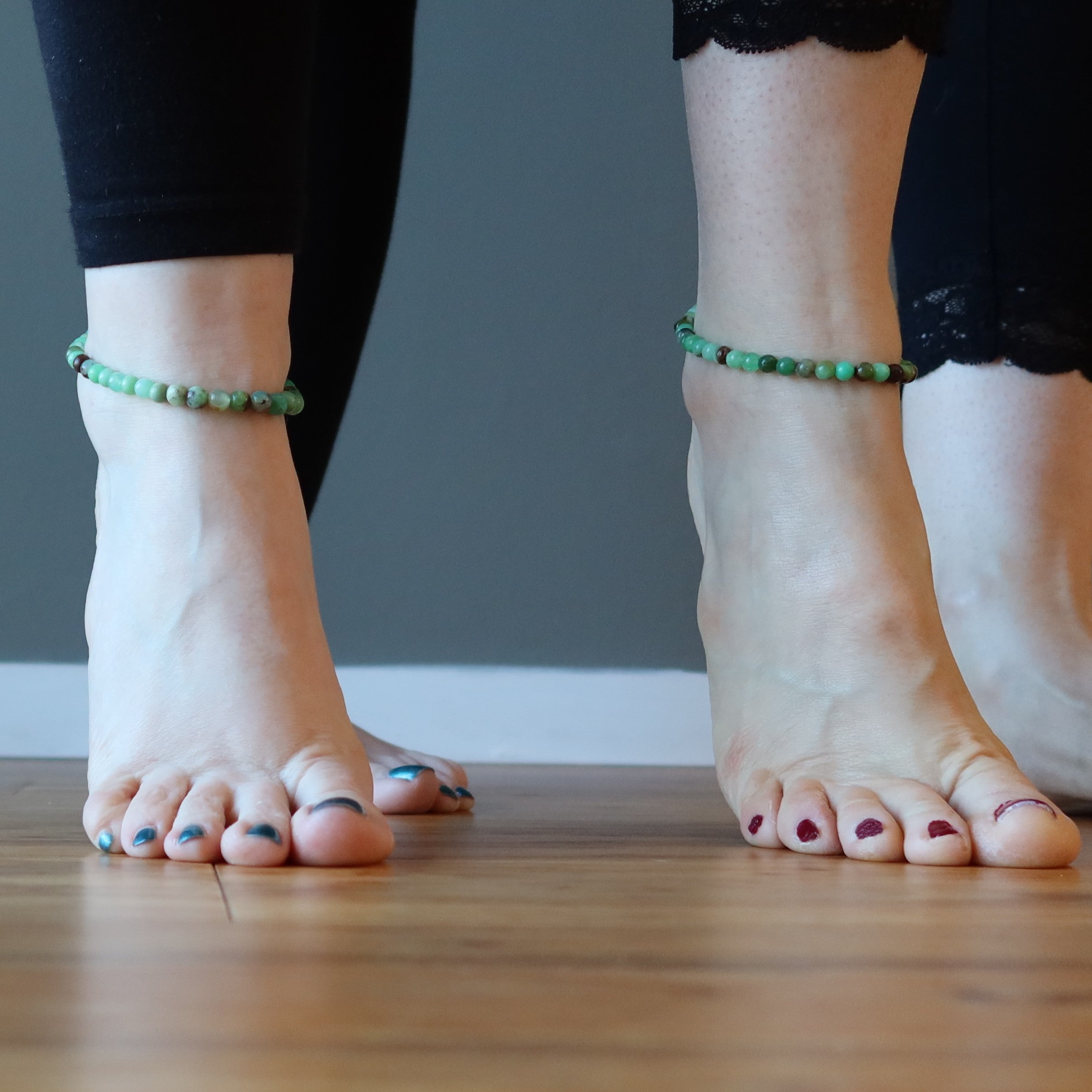 Chrysoprase Cheville Pierres Perles Luminescence