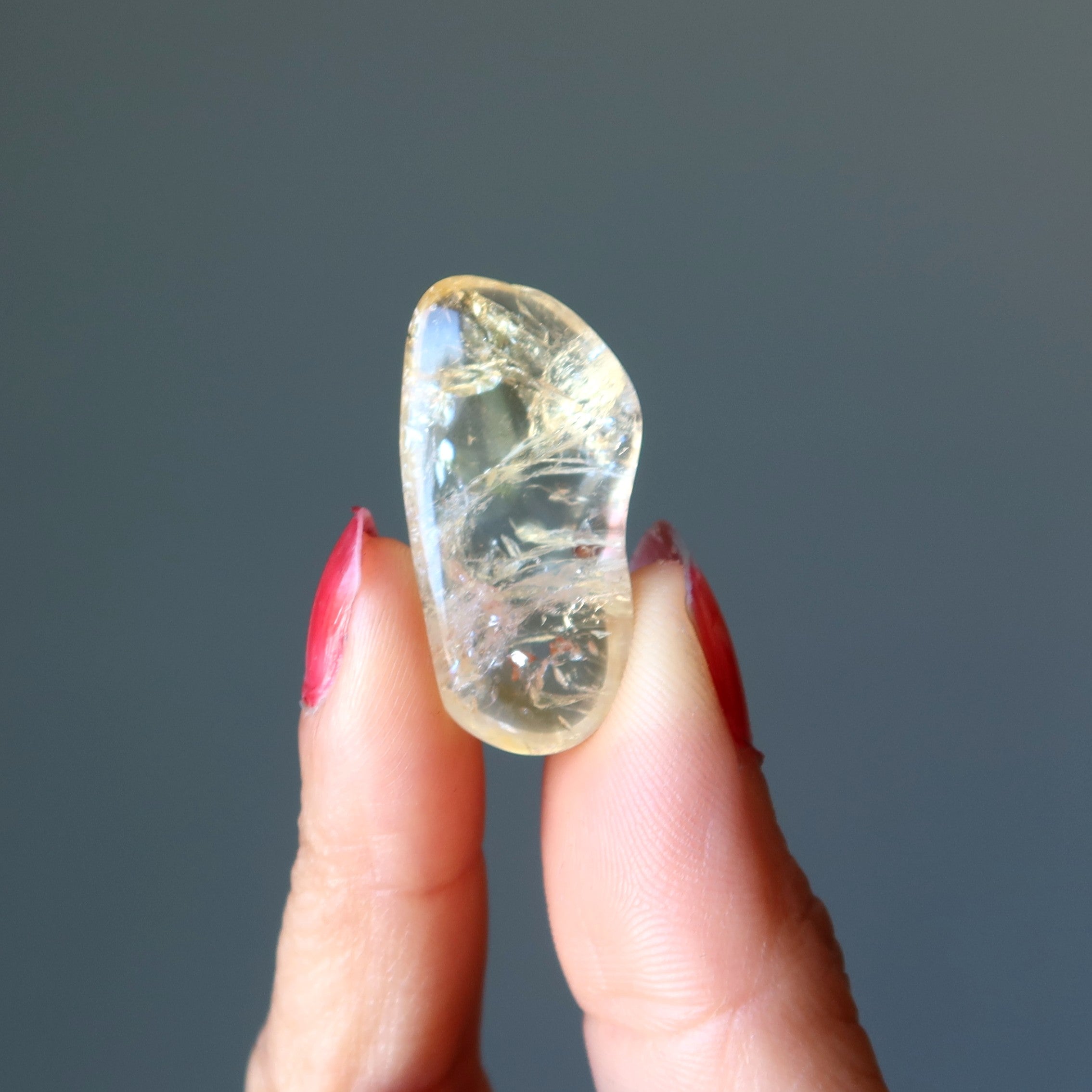 Citrine Pierre Roulée Cristal d'Abondance