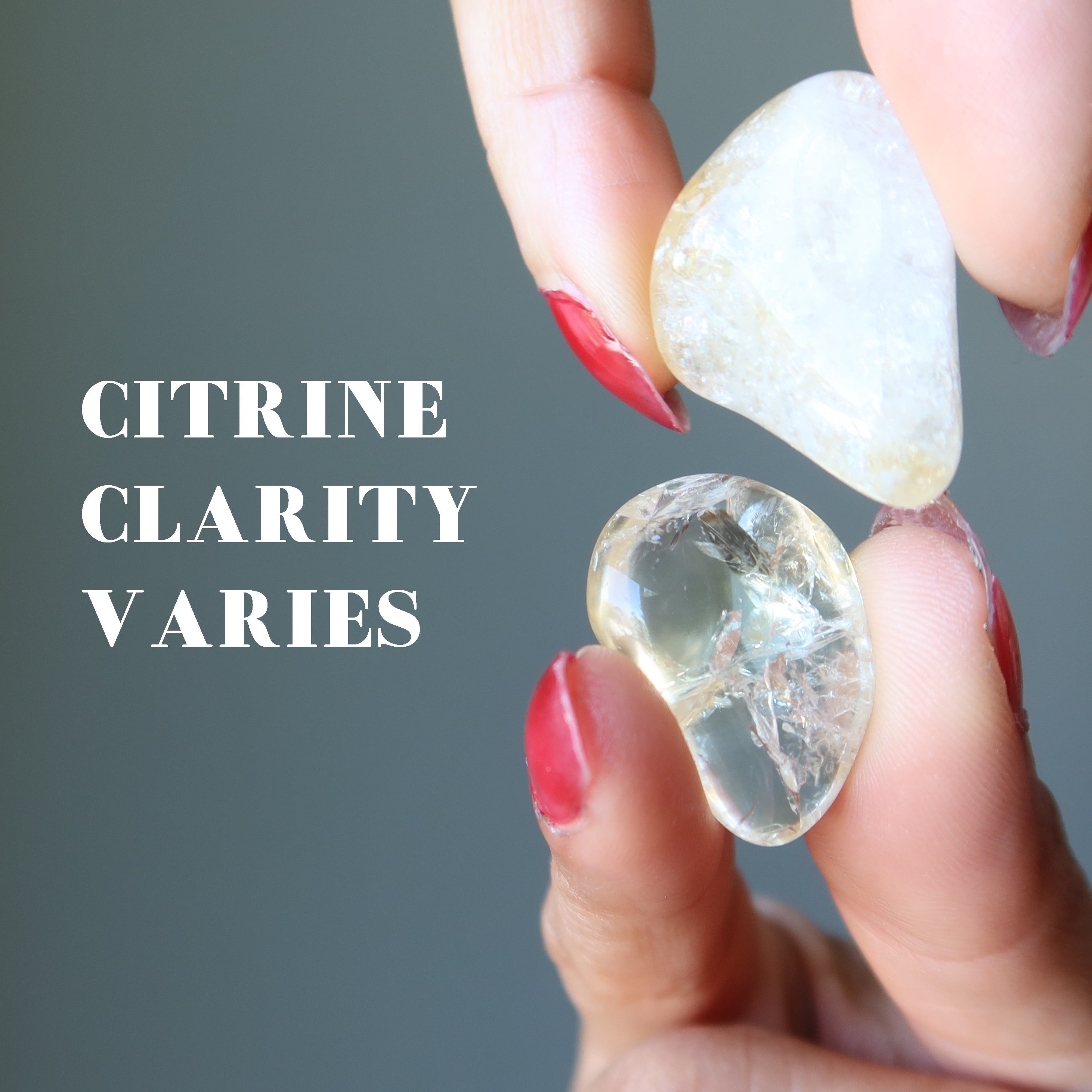 Citrine Pierre Roulée Cristal d'Abondance