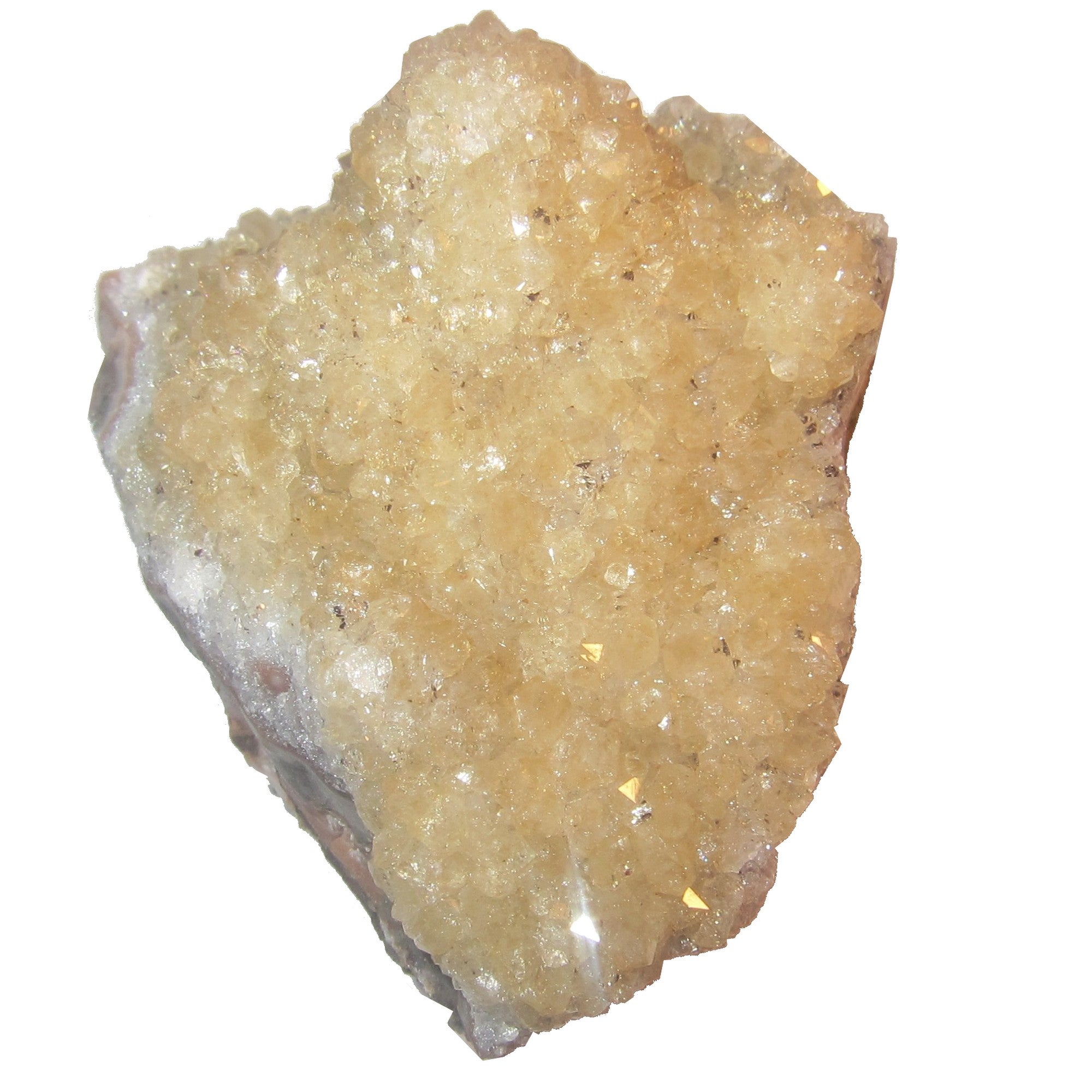 Citrine Cluster Yellow Sparkle Sun-Kissed Prosperity Crystal
