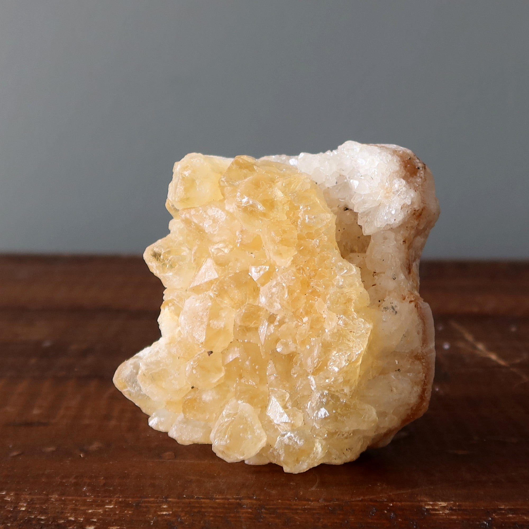 Citrine Cluster Yellow Sparkle Sun-Kissed Prosperity Crystal