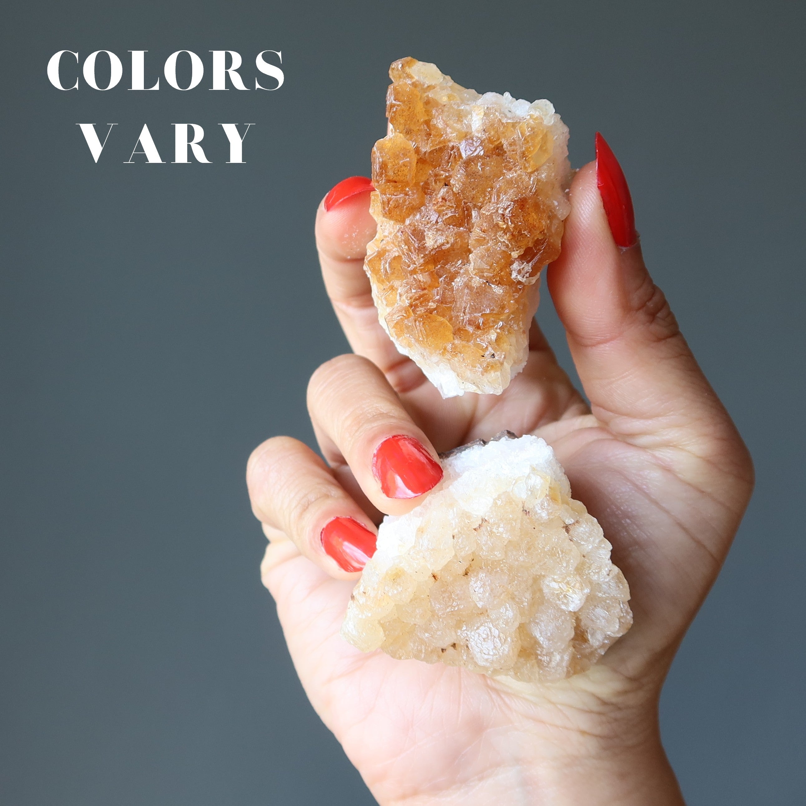Citrine Cluster Yellow Sparkle Sun-Kissed Prosperity Crystal