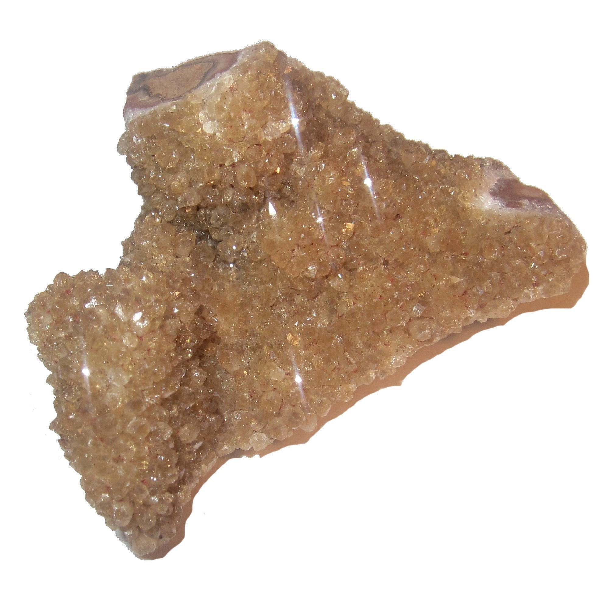 Citrin-Cluster Brauner Zucker Gesetz der Anziehung Stein