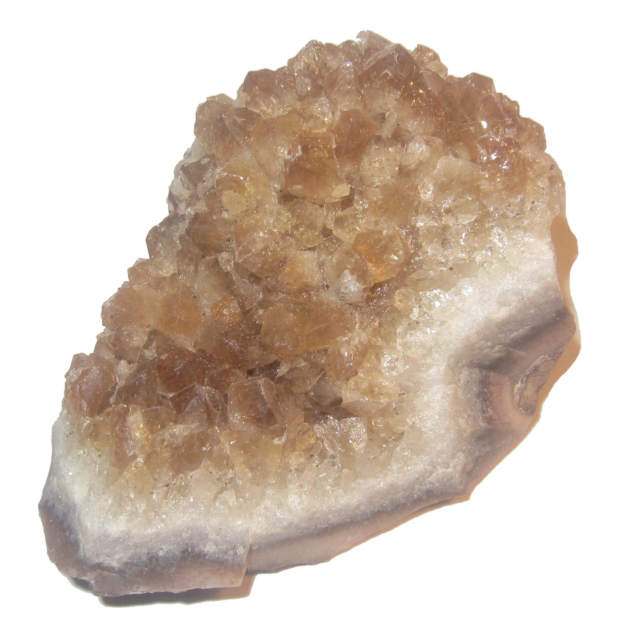 Citrin-Cluster Brauner Zucker Gesetz der Anziehung Stein