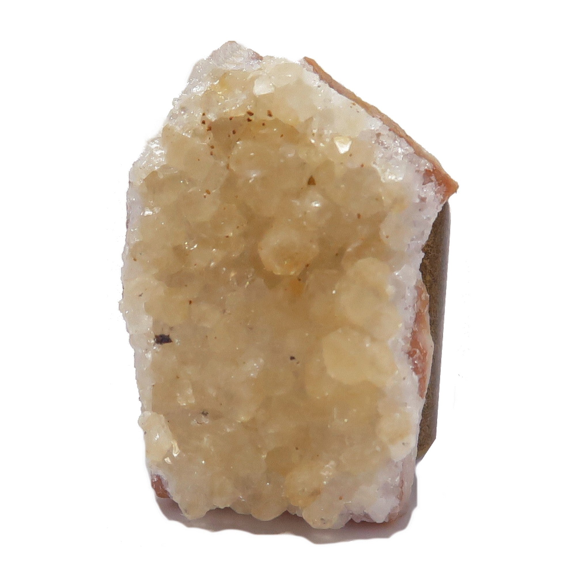 Citrine Ring Rich Geode Antiqued Bronze Adjustable