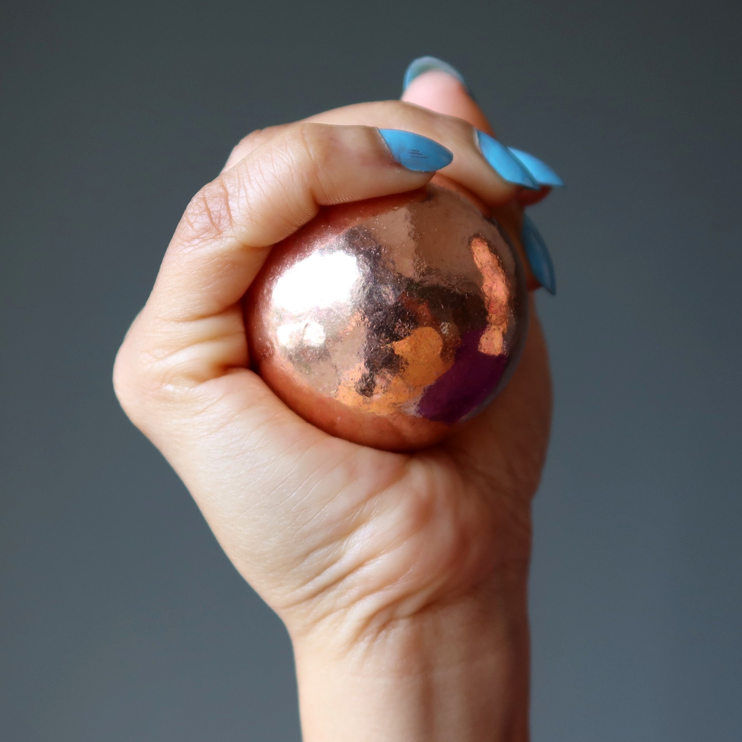 Boule Métaphysique en Métal d'Alchimiste, Sphère de Cuivre