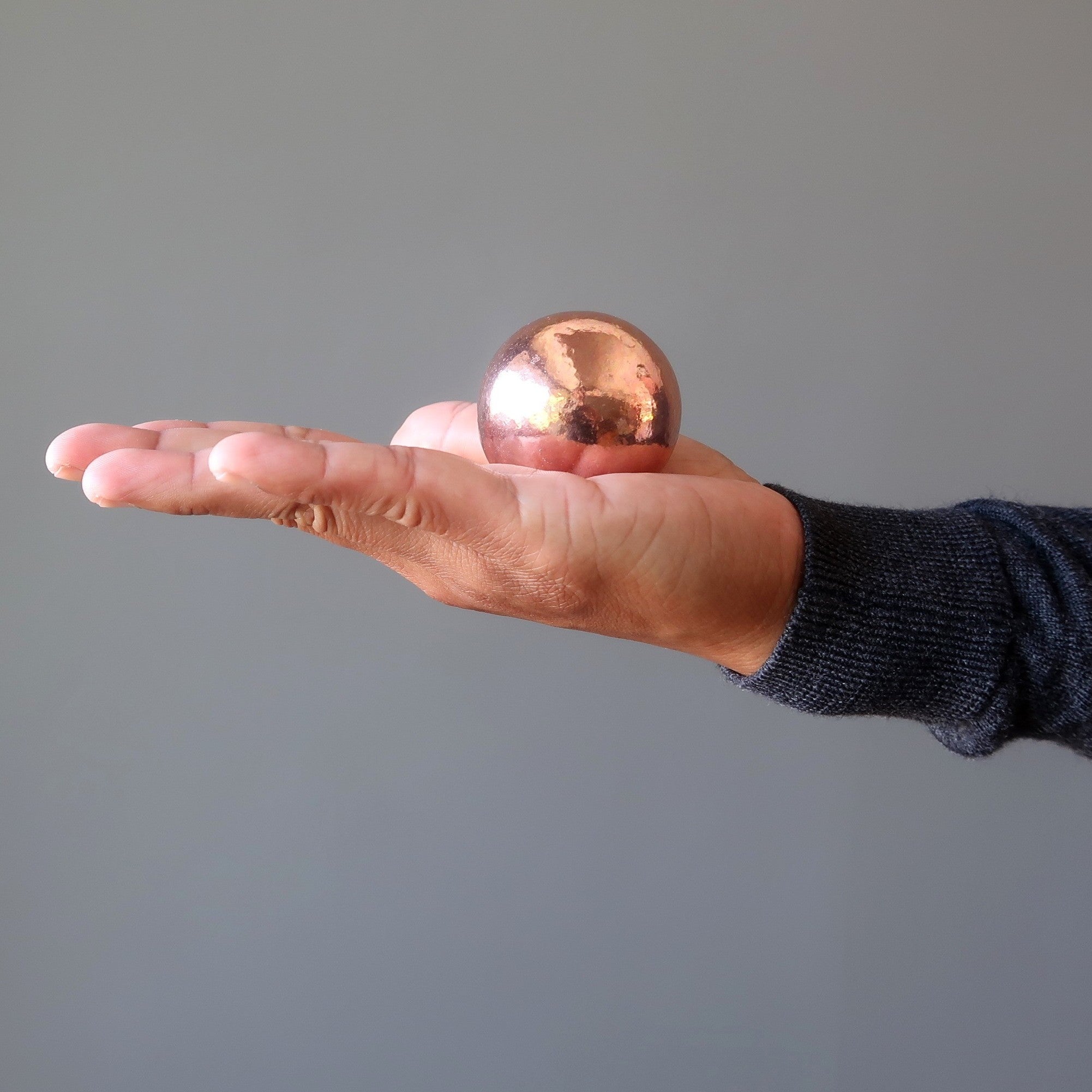 Boule Métaphysique en Métal d'Alchimiste, Sphère de Cuivre