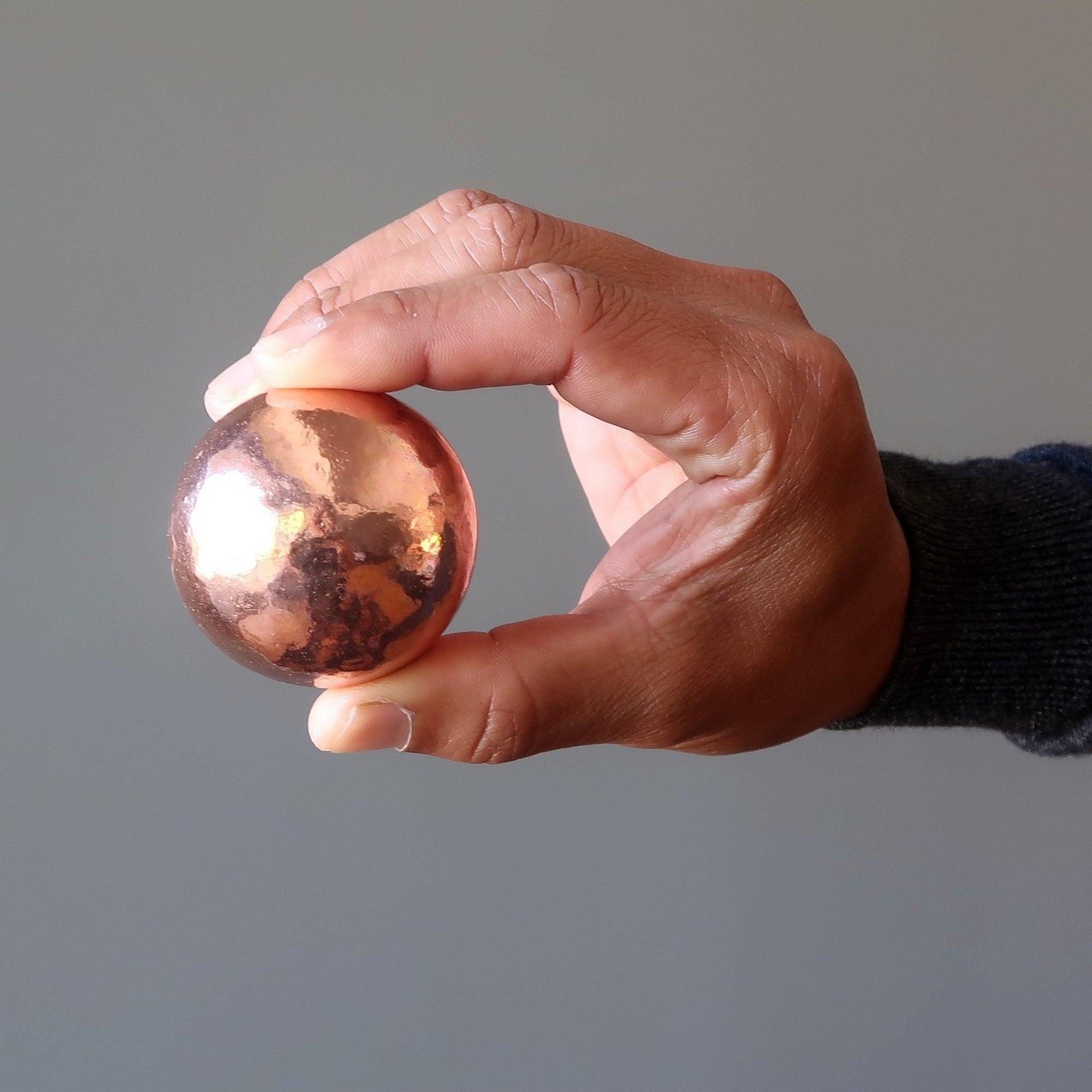 Boule Métaphysique en Métal d'Alchimiste, Sphère de Cuivre