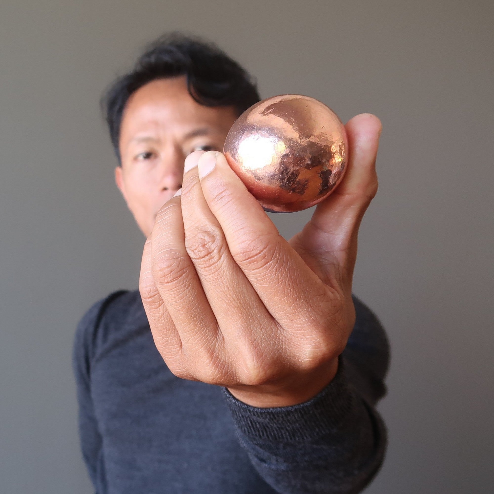 Boule Métaphysique en Métal d'Alchimiste, Sphère de Cuivre