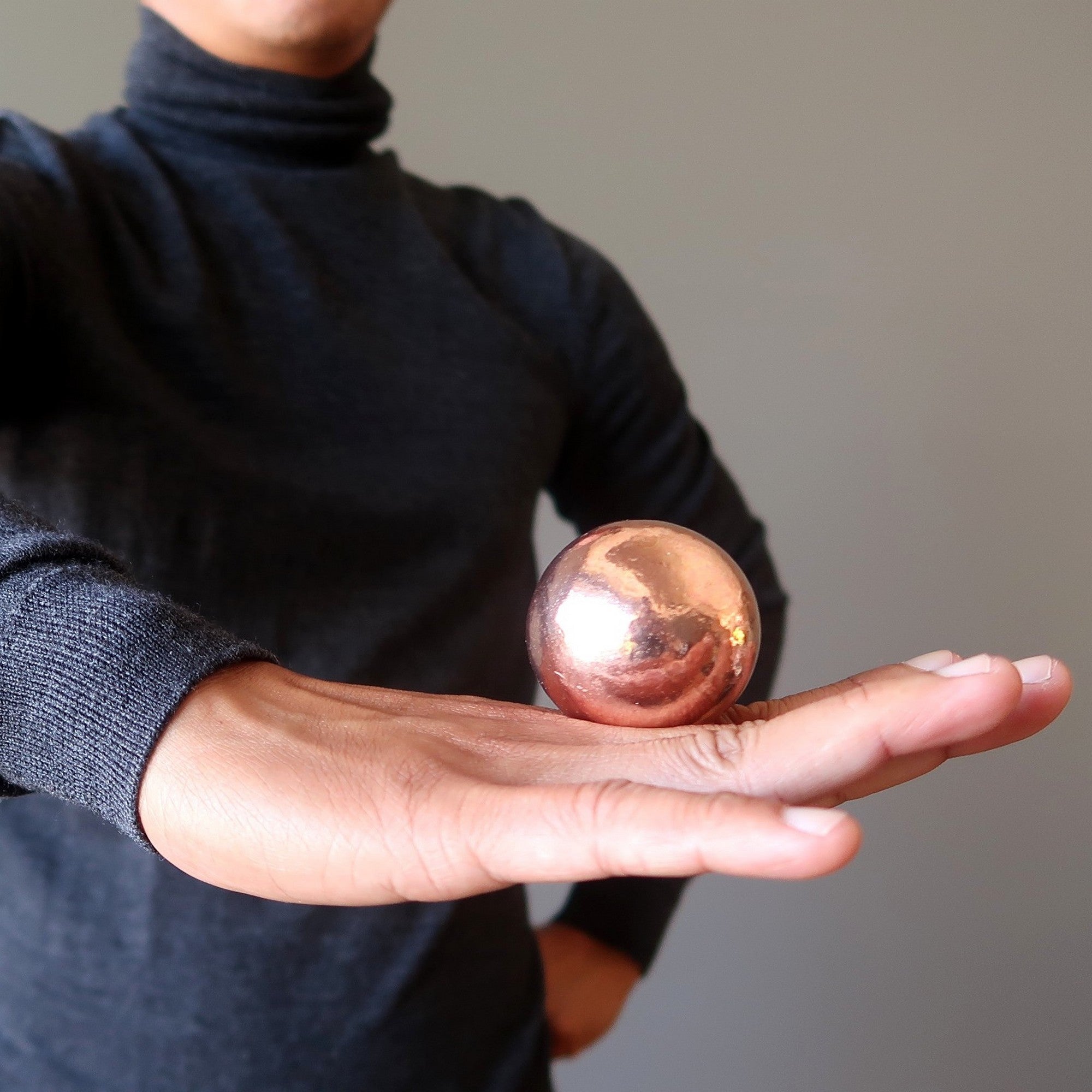 Boule Métaphysique en Métal d'Alchimiste, Sphère de Cuivre