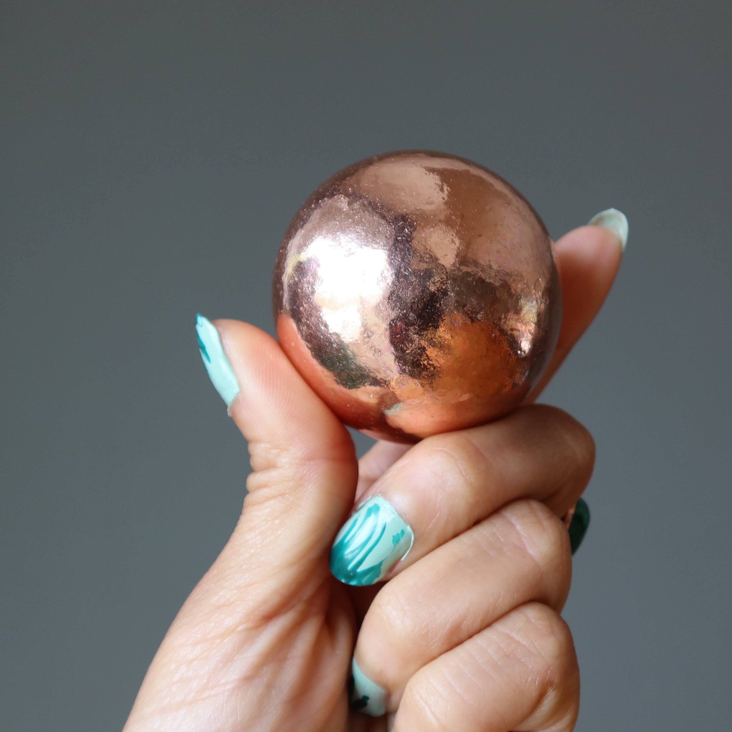 Boule Métaphysique en Métal d'Alchimiste, Sphère de Cuivre