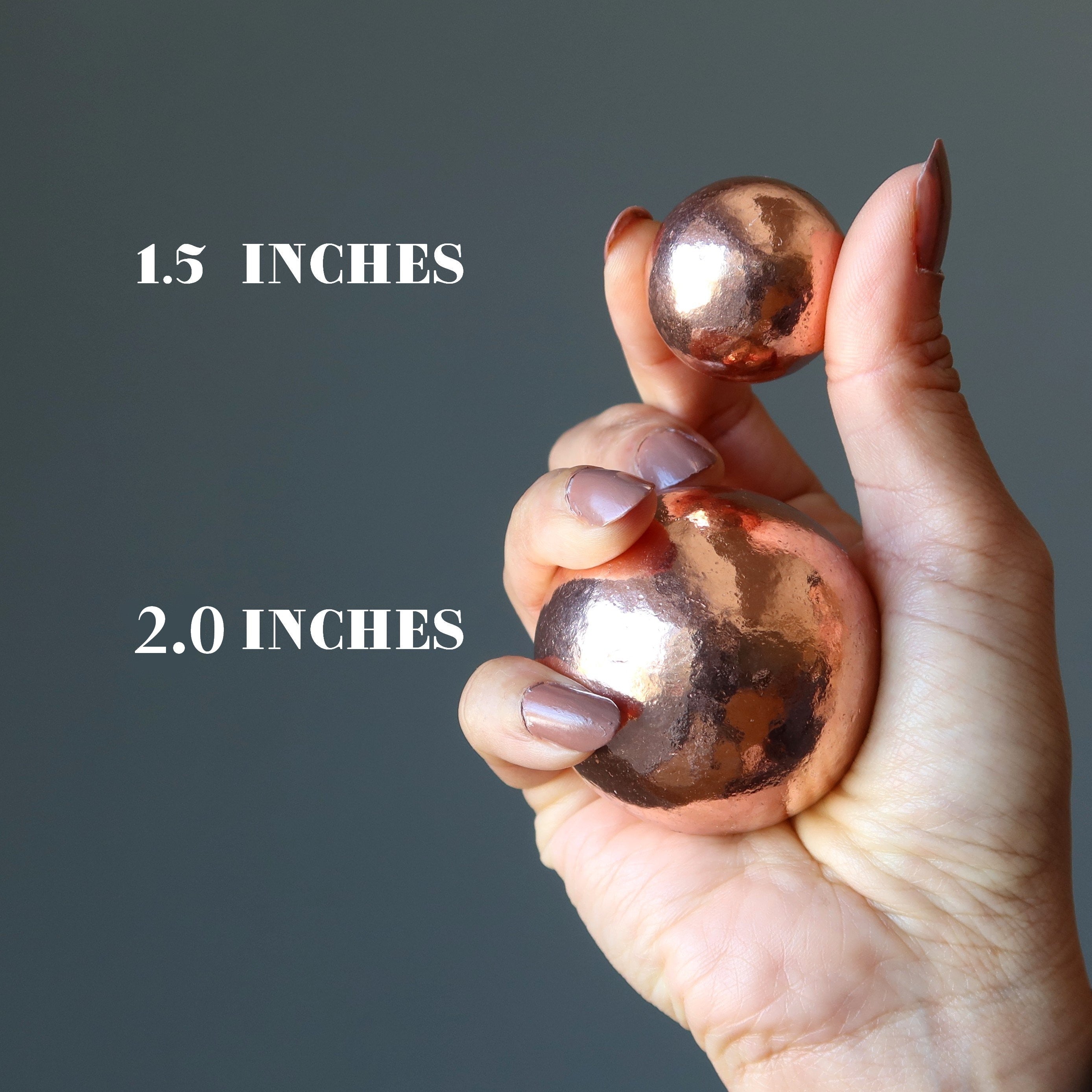 Boule Métaphysique en Métal d'Alchimiste, Sphère de Cuivre