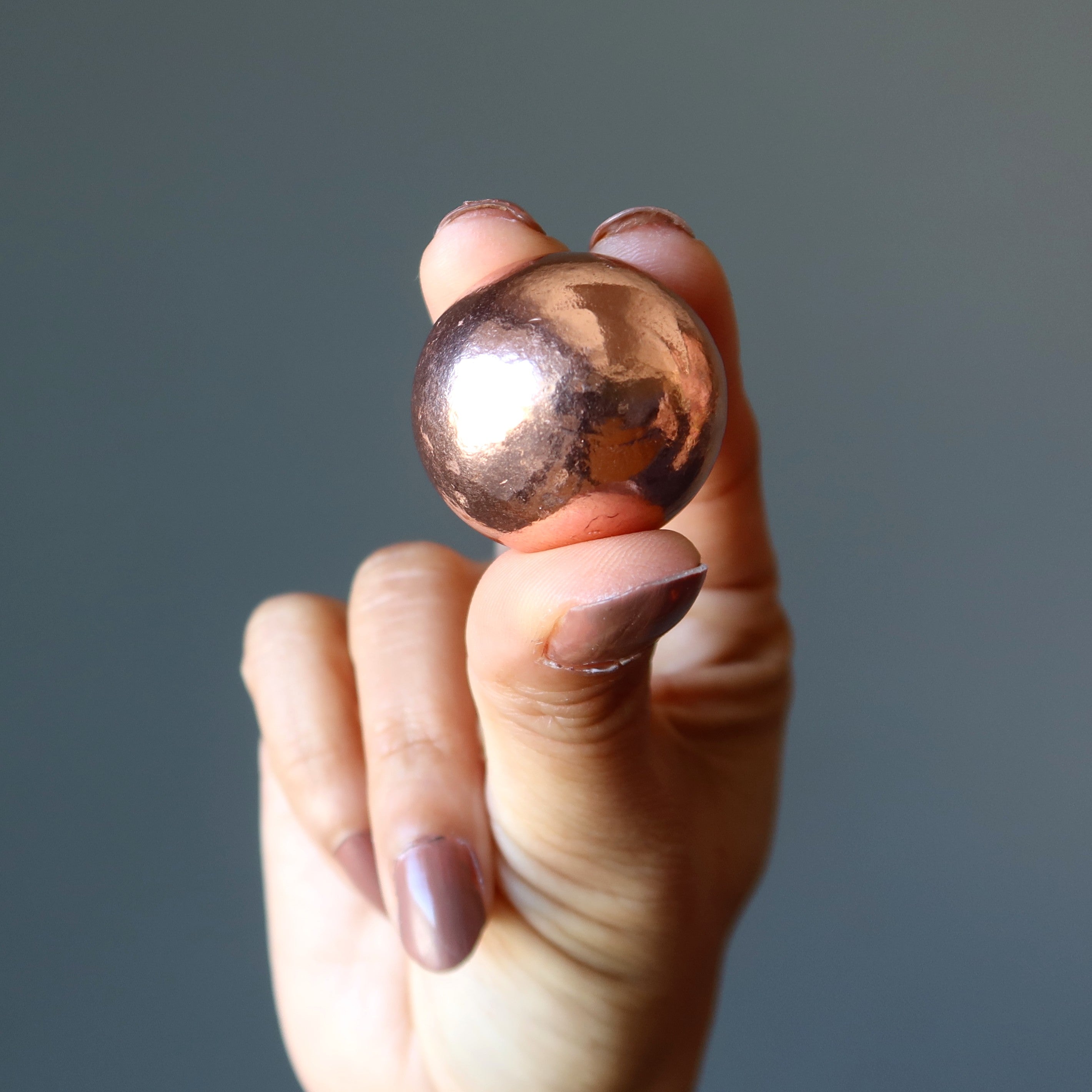 Boule Métaphysique en Métal d'Alchimiste, Sphère de Cuivre