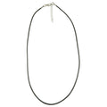 Collier cordon en coton Chaîne noire simplement élégante