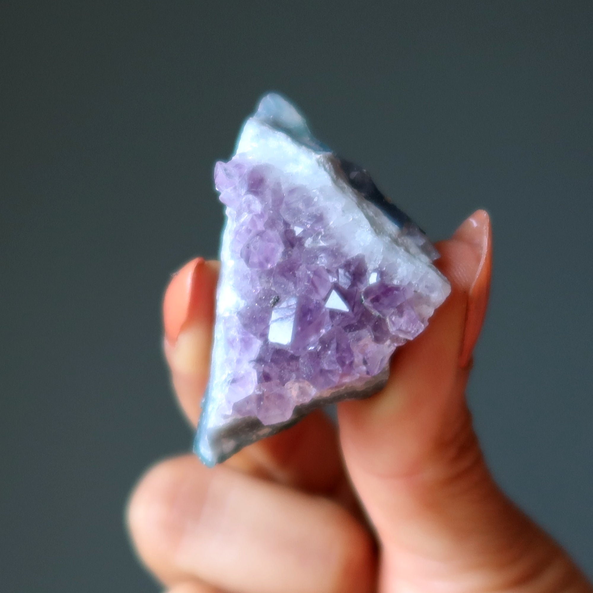 Spiritual Set: Buddha & Crown Chakra Stones on Selenite Charger