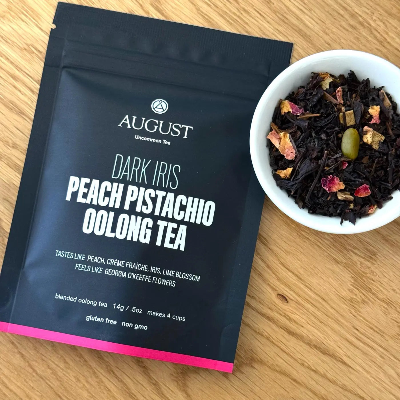 Iris Sombre – Thé Oolong Pêche Pistache