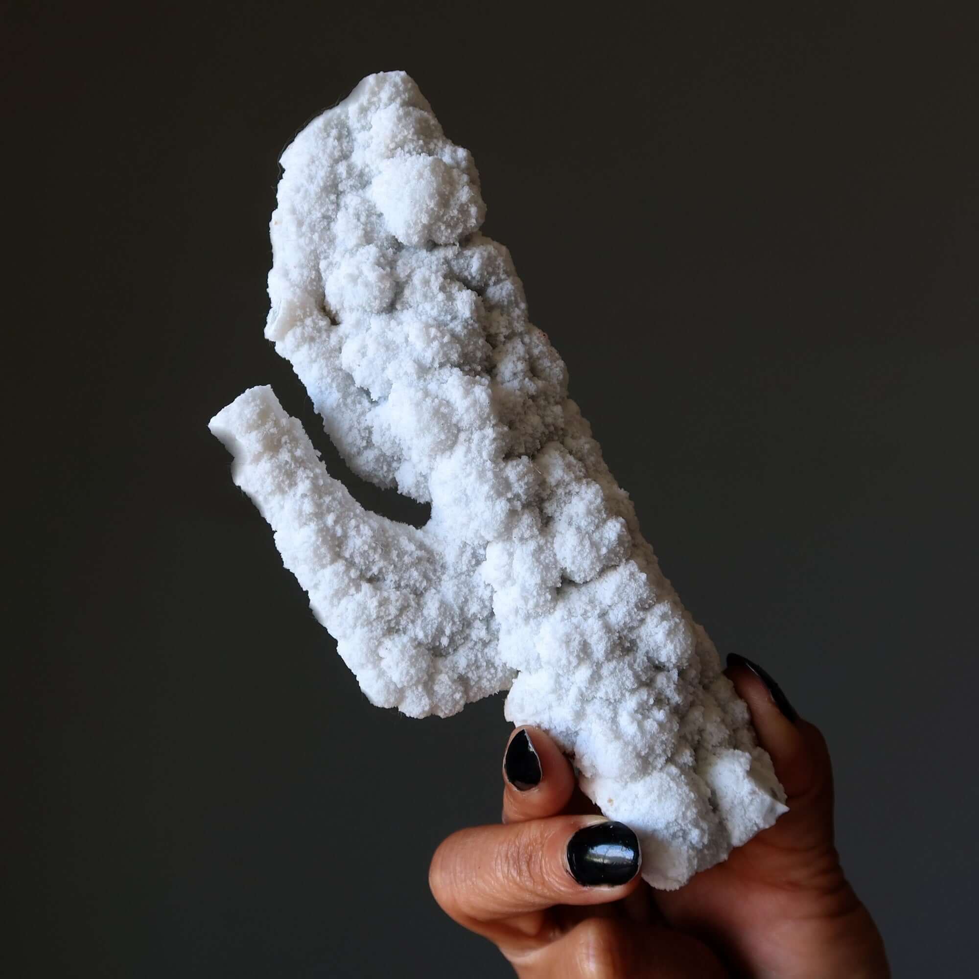 Druzy Quartz Raw Crystal Wand Moss Agate Stalactite