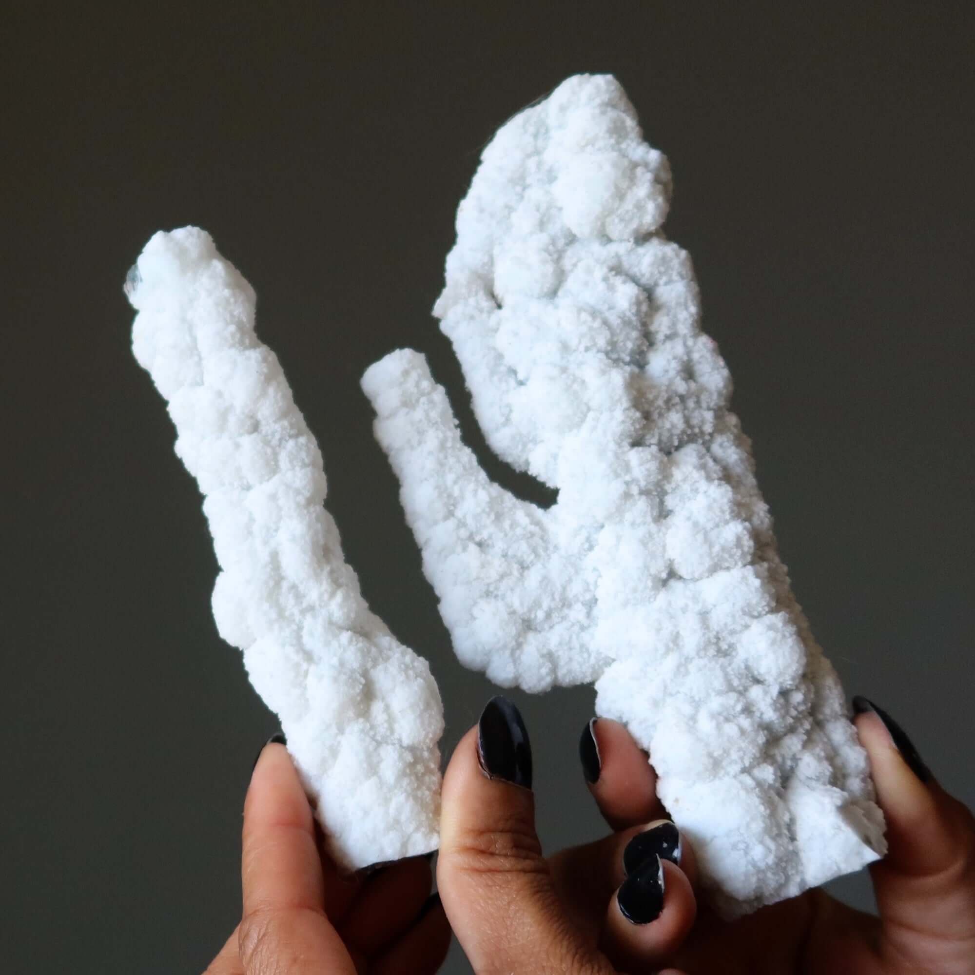 Druzy Quartz Raw Crystal Wand Moss Agate Stalactite