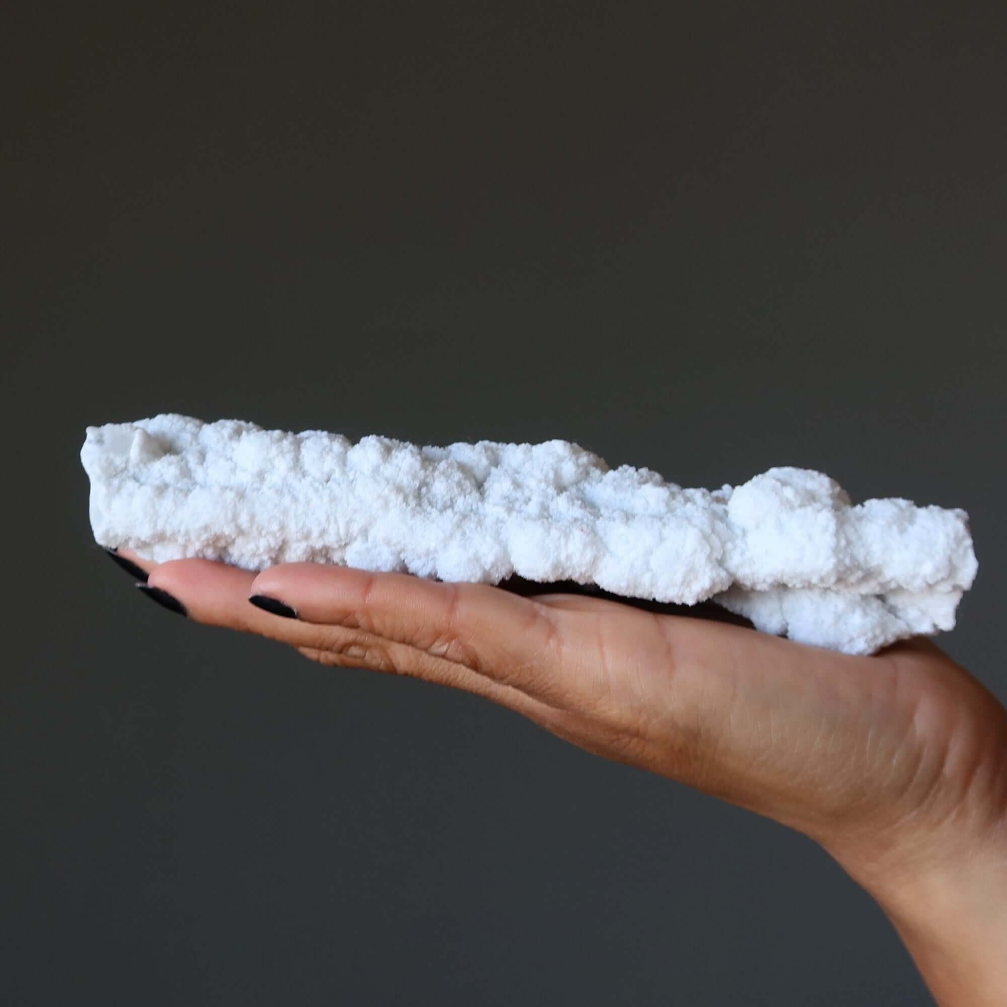 Druzy Quartz Raw Crystal Wand Moss Agate Stalactite