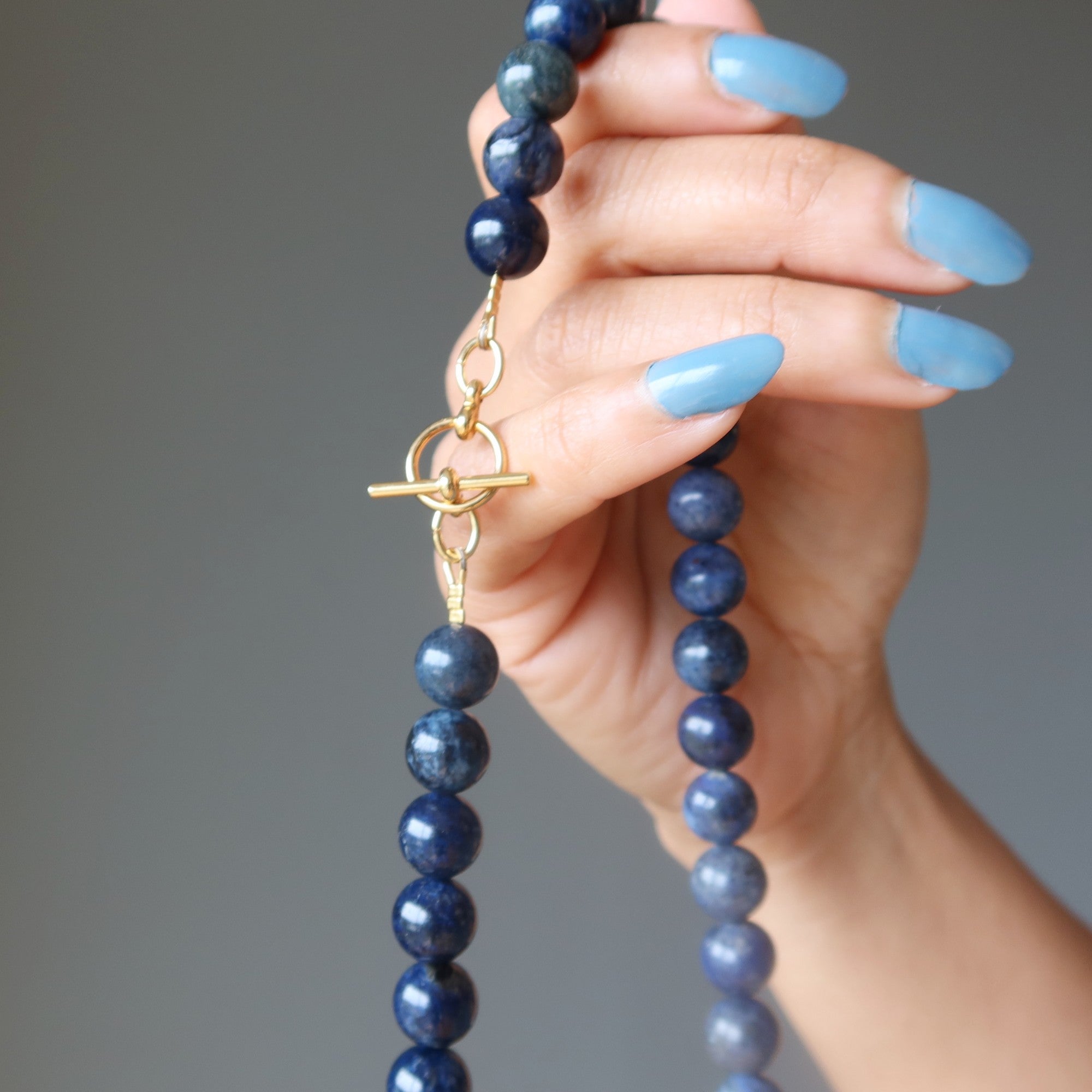 Dumortierite Necklace Blue Jean Beauty Crystal